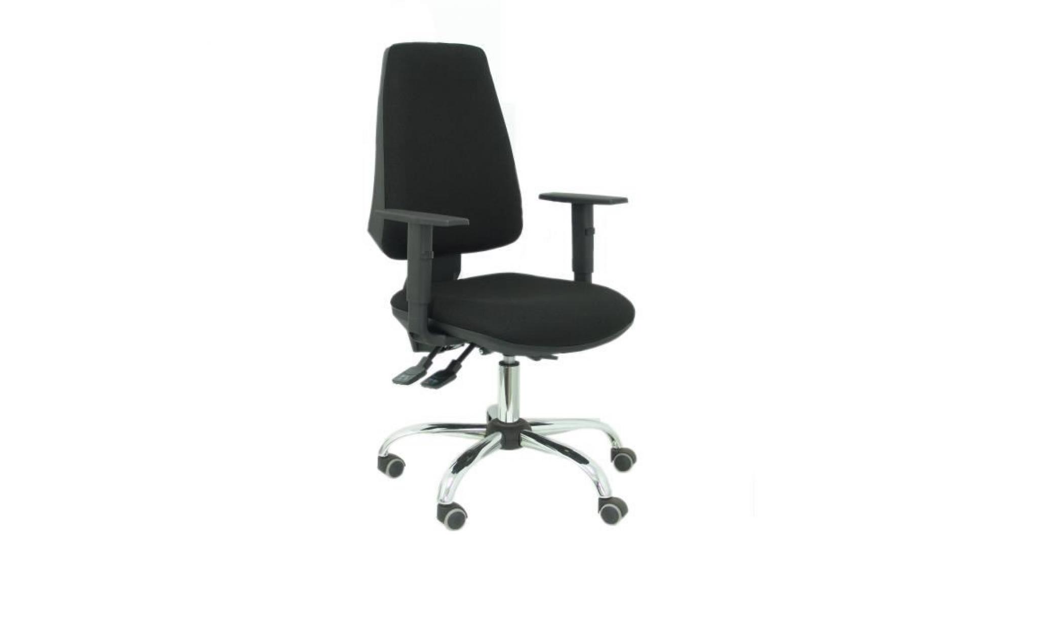 piqueras y crespo modèle elche   chaise de bureau ergonomique avec mécanisme synchrone et réglable en hauteur