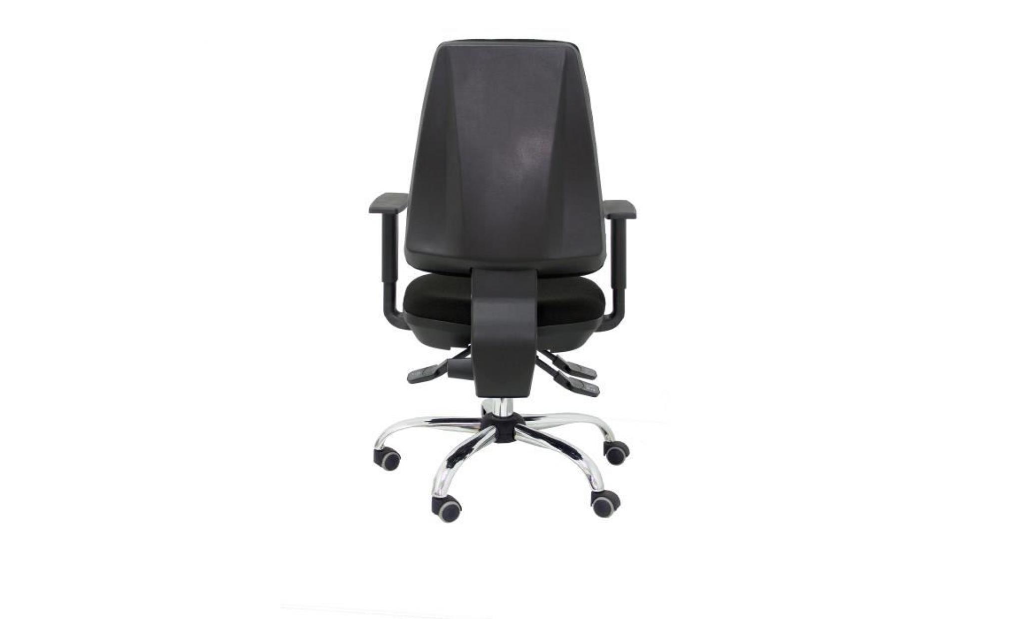 piqueras y crespo modèle elche   chaise de bureau ergonomique avec mécanisme synchrone et réglable en hauteur pas cher