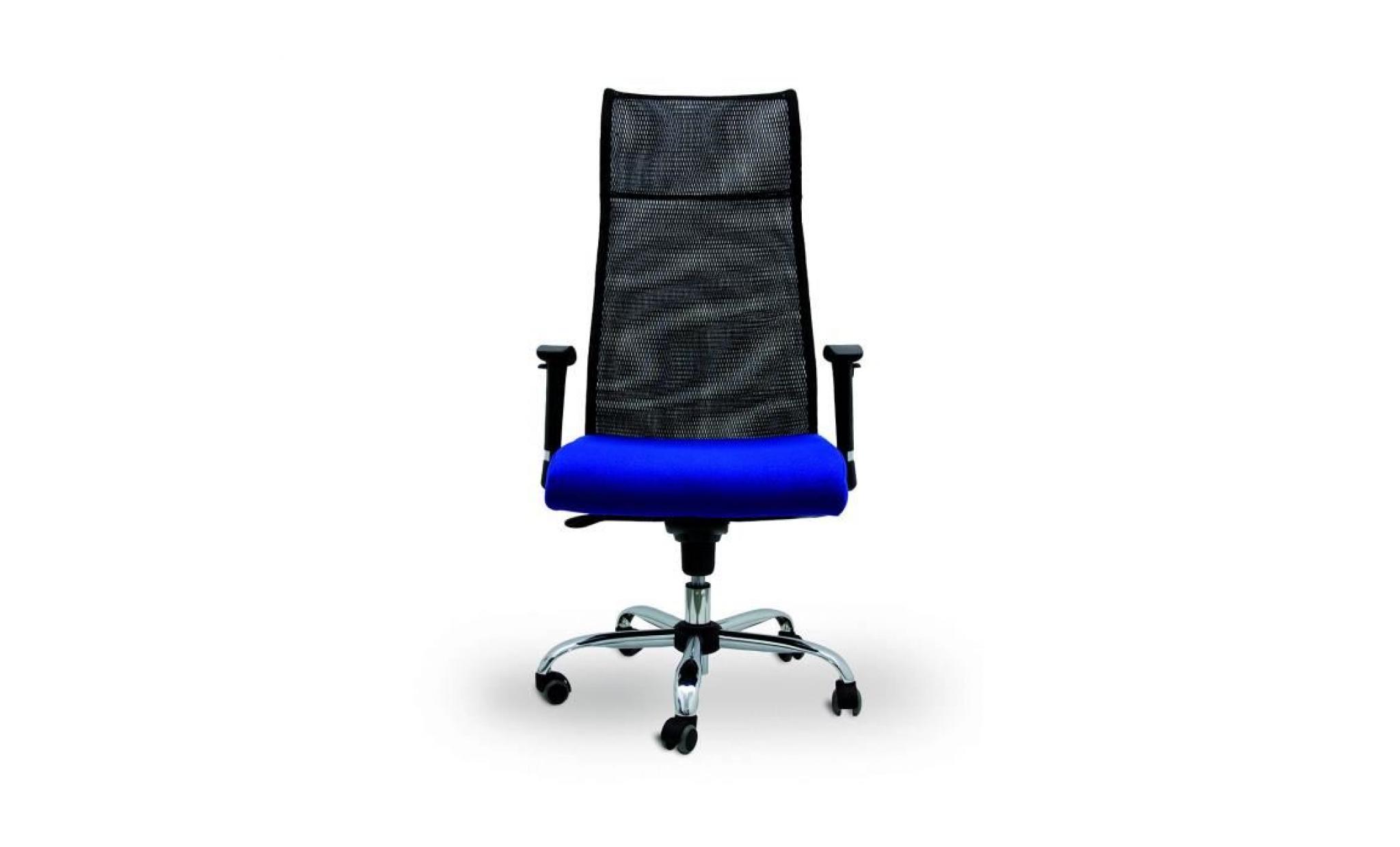 piqueras y crespo modèle sahuco   chaise de bureau ergonomique avec mécanisme synchrone et réglable en hauteur