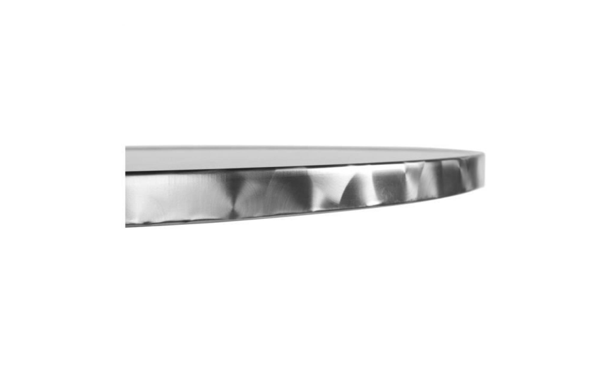 Plateau de table en aluminium de couleur acier TT0 pas cher