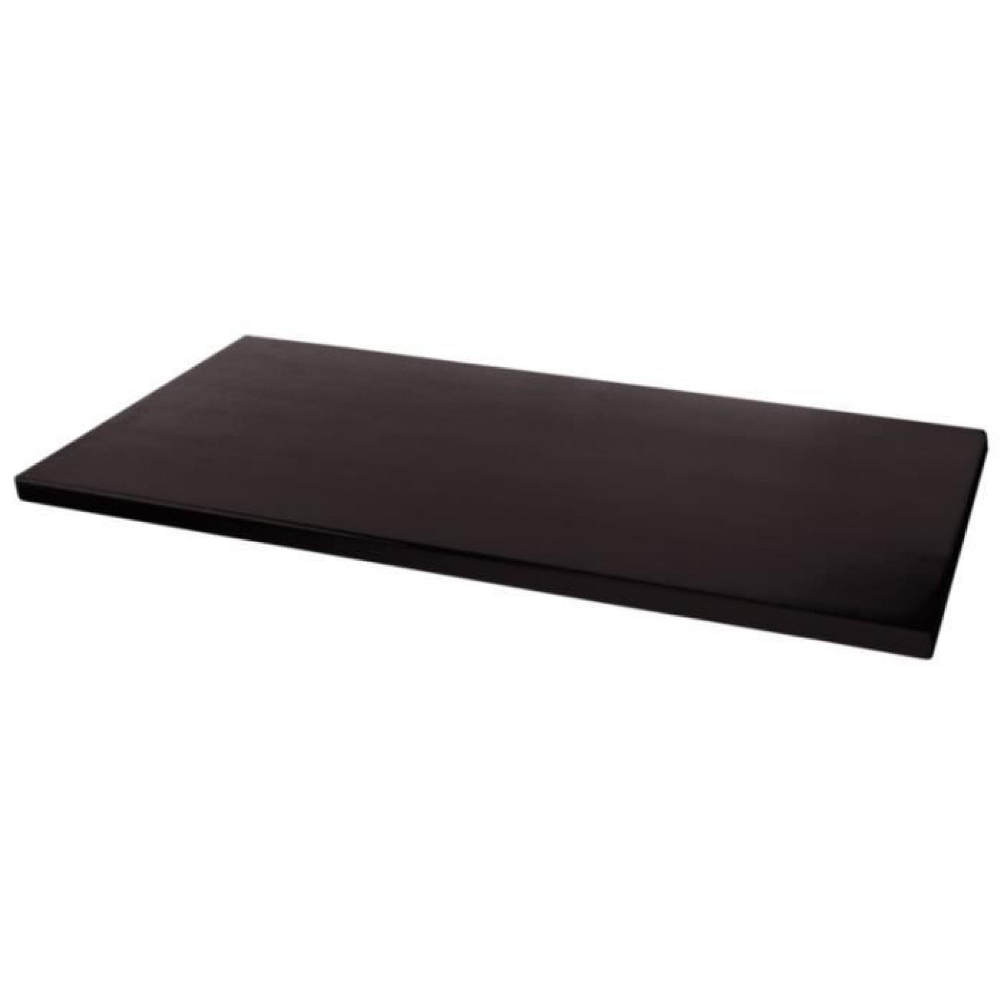 Plateau de table rectangle à assortir de 110 cm et de coloris noir