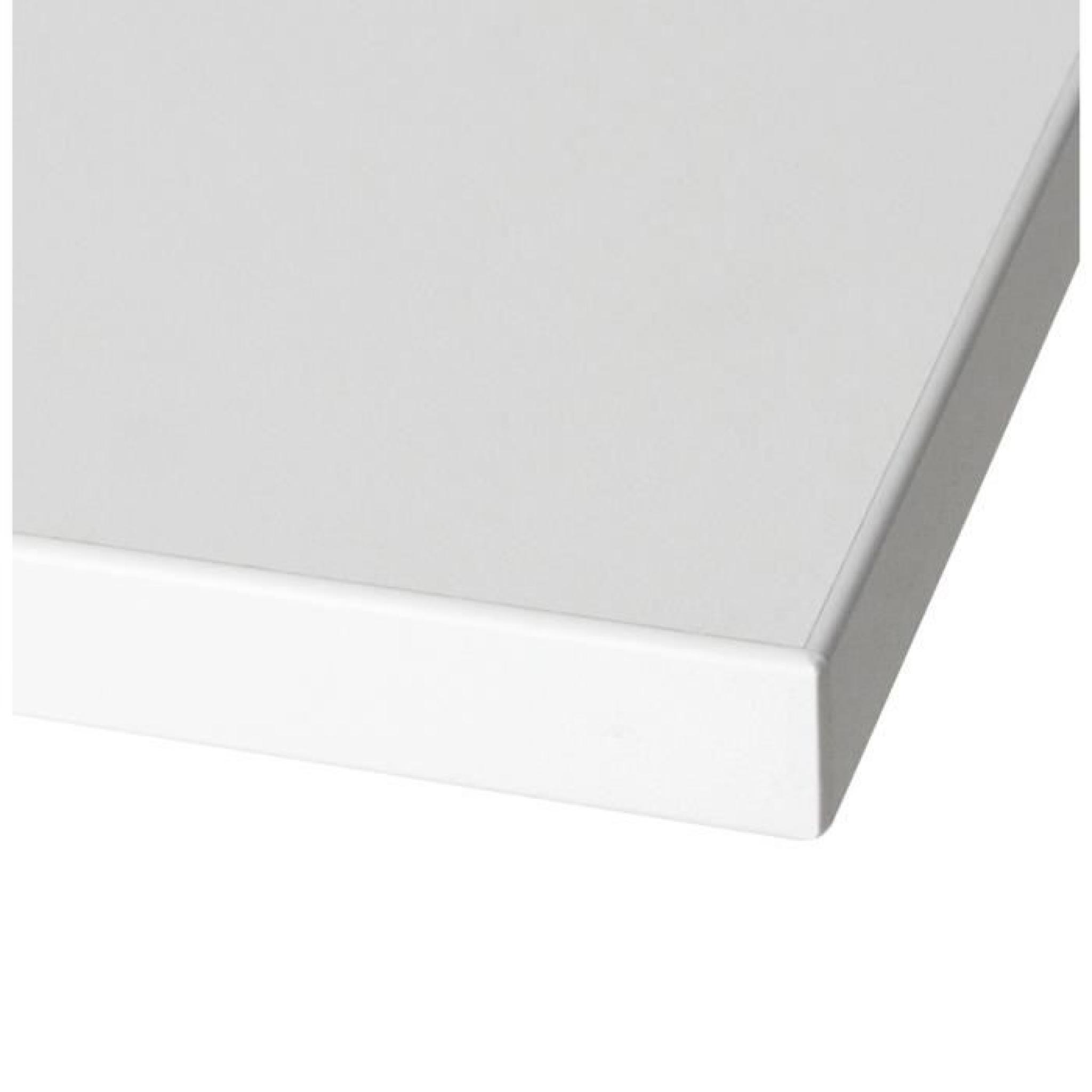 Plateau de table 'SPANO' 60x60cm blanc carré pas cher