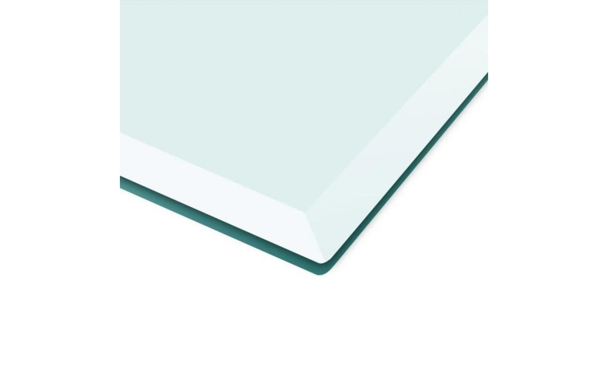 plateaux de table couleur : transparent materiau : verre trempe diametre : 300 mm epaisseur : 8