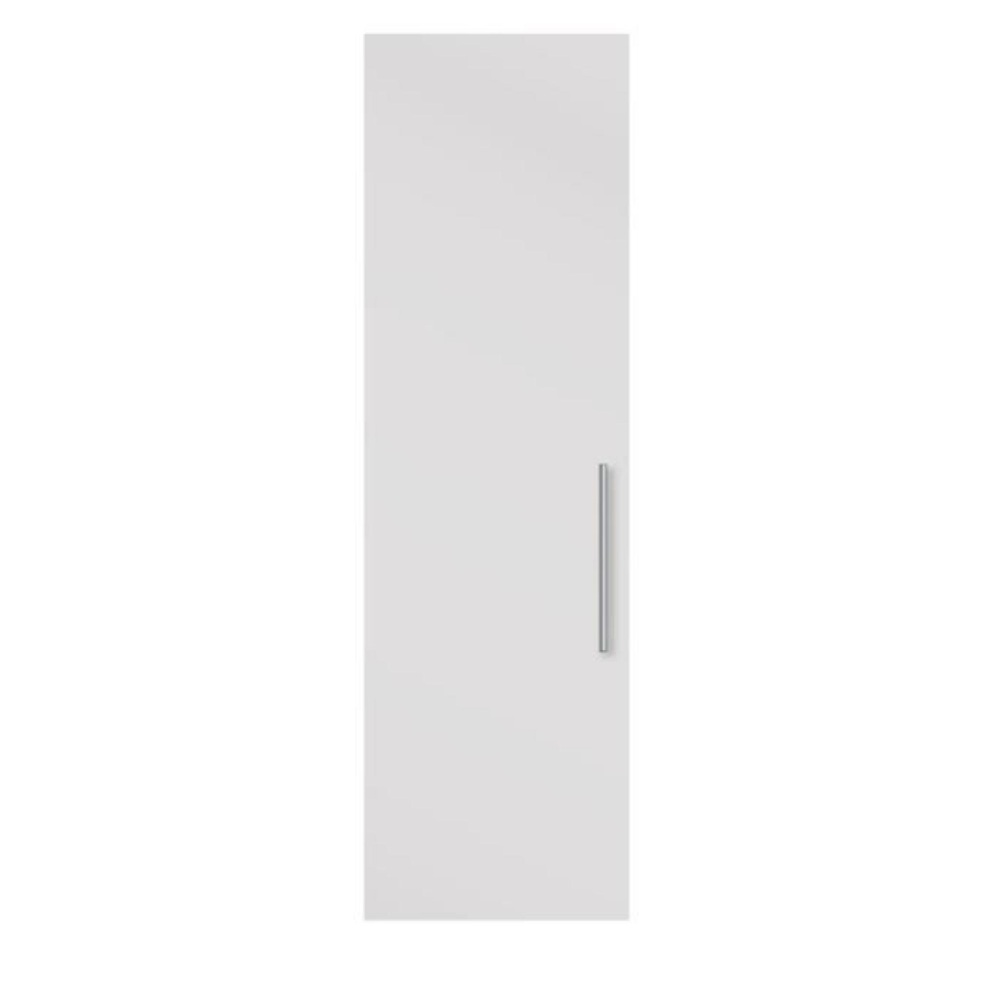Porte battante blanche pour caisse de dressing - Dim : H 228 x L 49 x P 1 cm