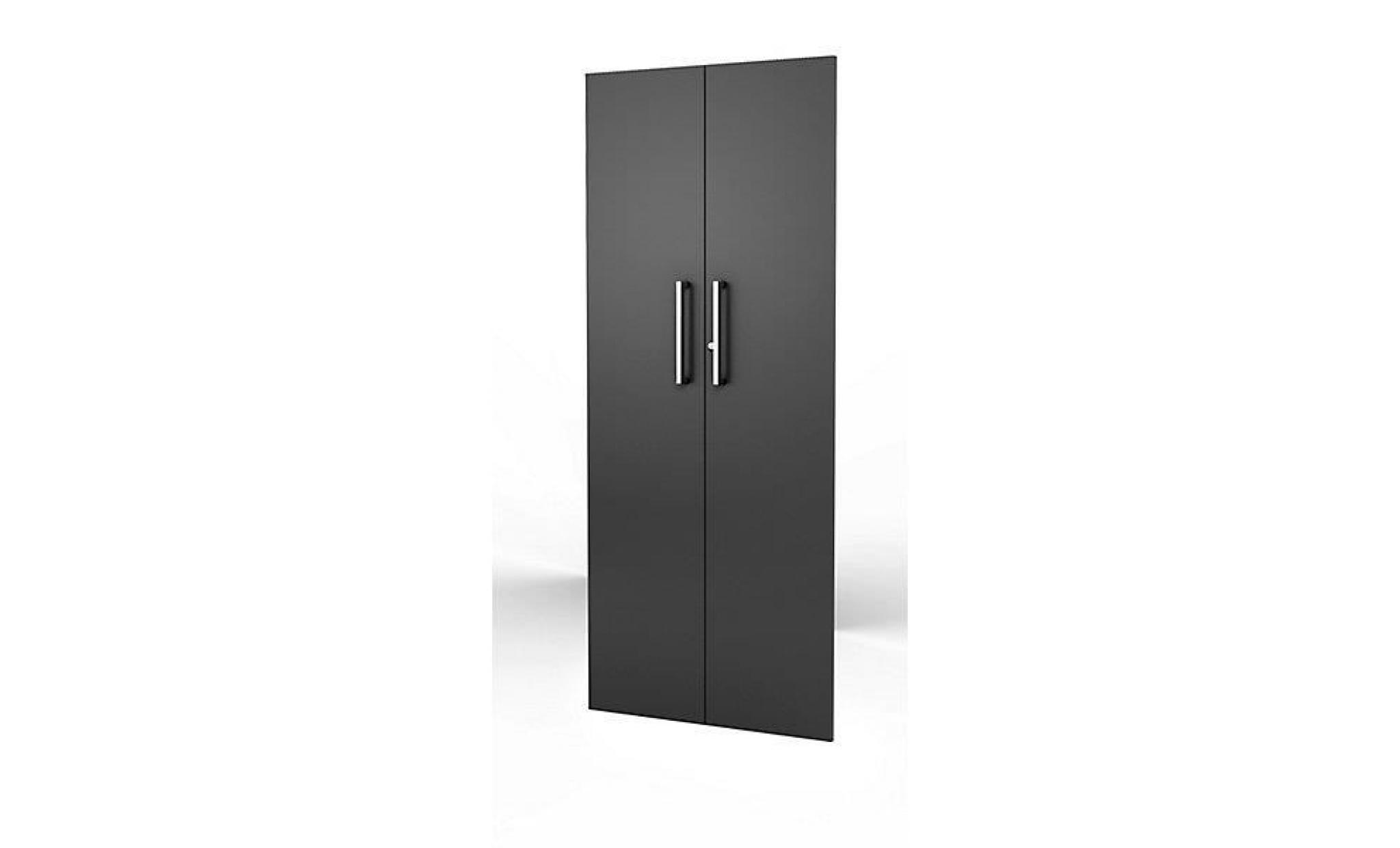 portes d’armoire haute aveto, grand modèle – 5 niveaux   anthracite  