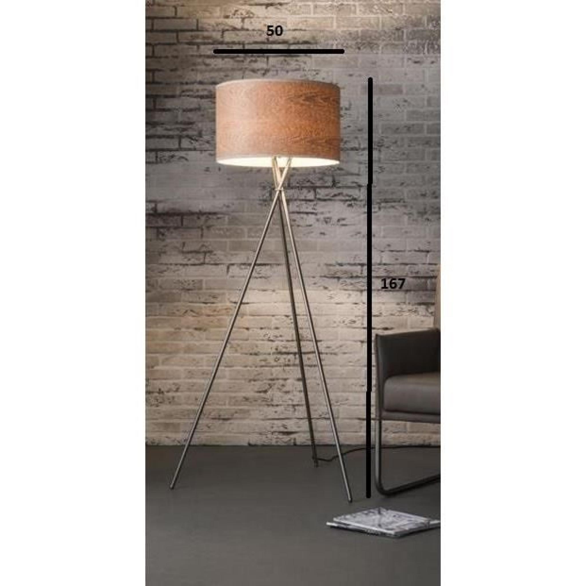 Pour un design éclatant de lumière, adoptez TICK comme le lampadaire. Ce lampadaire original en acier , doté d'un abat-jour cylin... pas cher