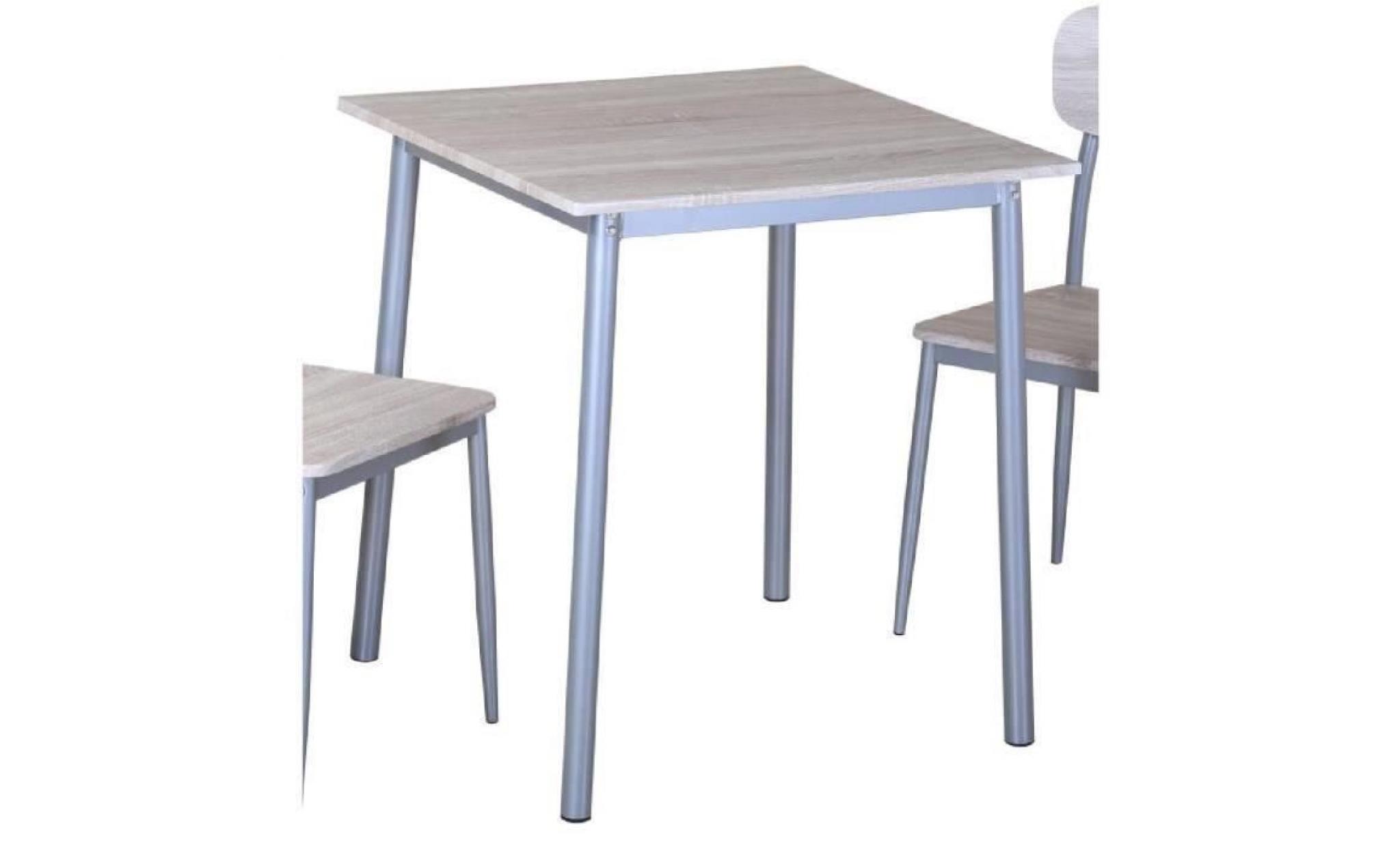 price factory   set, ensemble table et deux chaises toulon. idéal pour votre cuisine. petit format compact pour votre coin repas