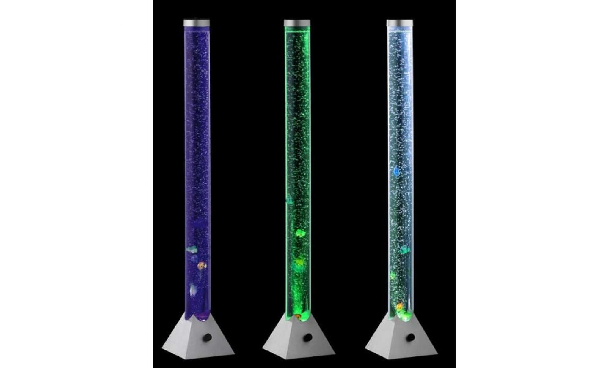 Reality|Trio Lampe LED colonne d'eau à bulles, couleur changeante.