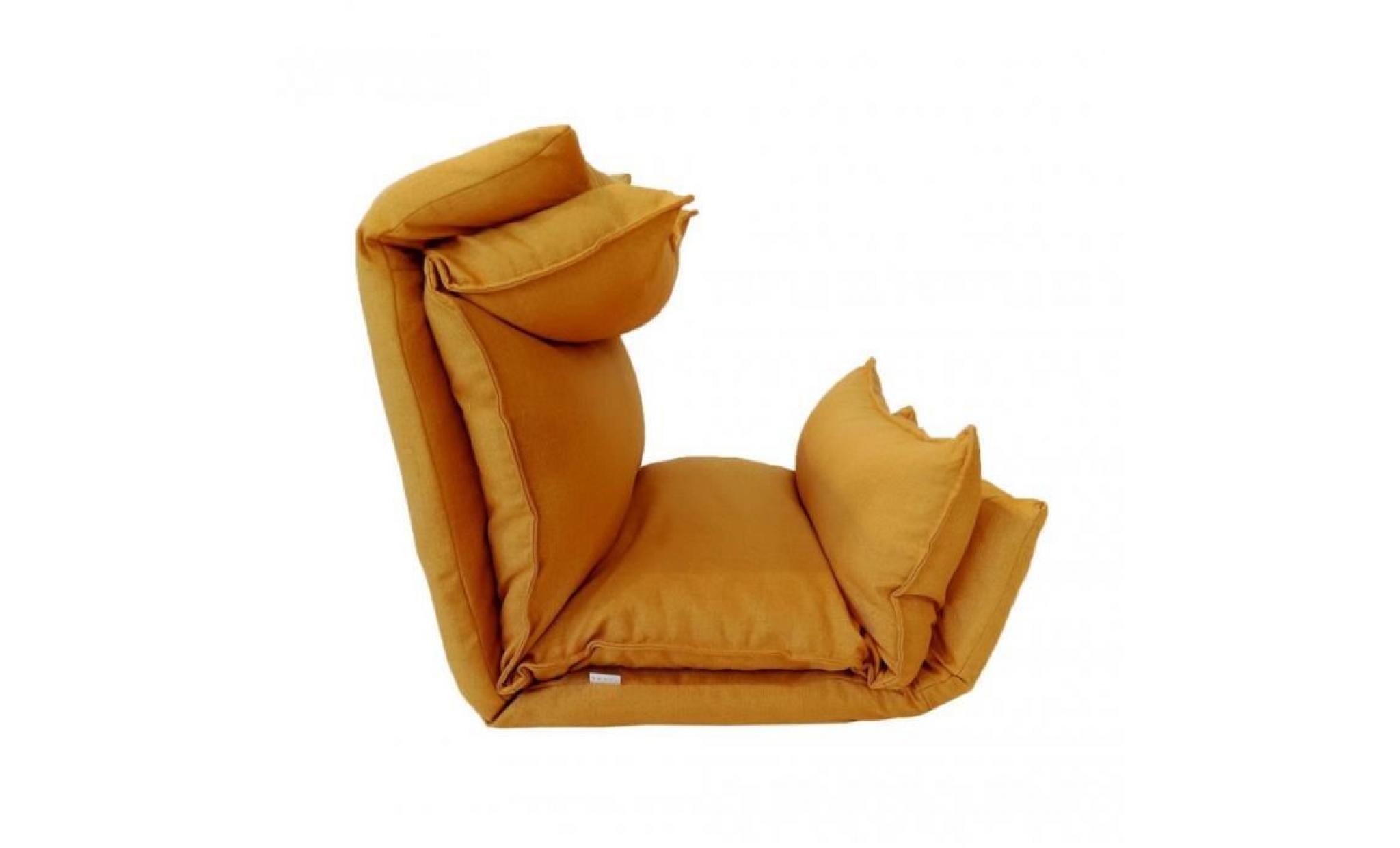 rebecca mobili chaise de méditation siege de sol métal noir suède relaxante pas cher