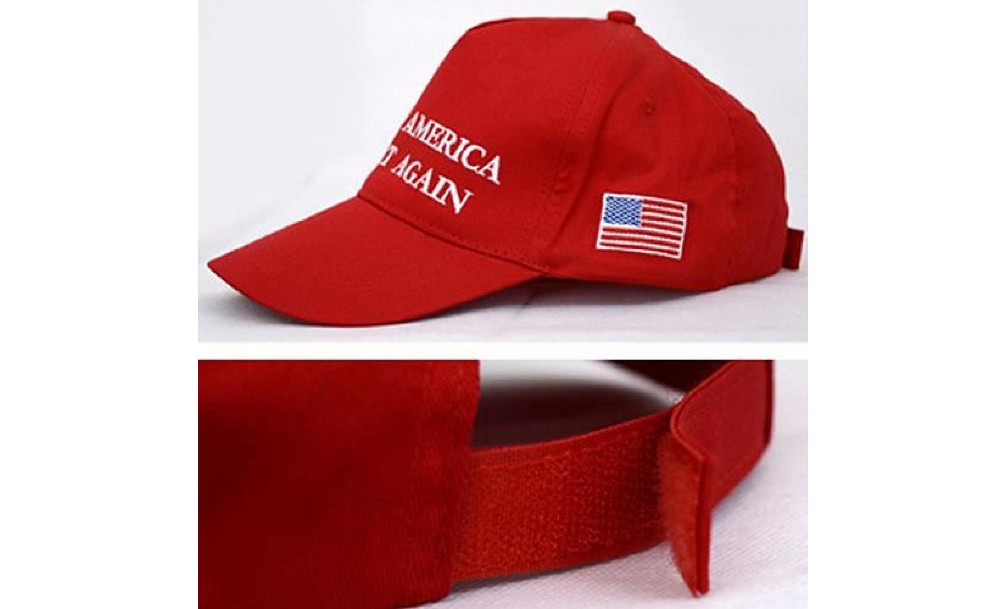 red make america great again again   lettres   chapeau   chapeau donald trump   chapeau républicain pas cher