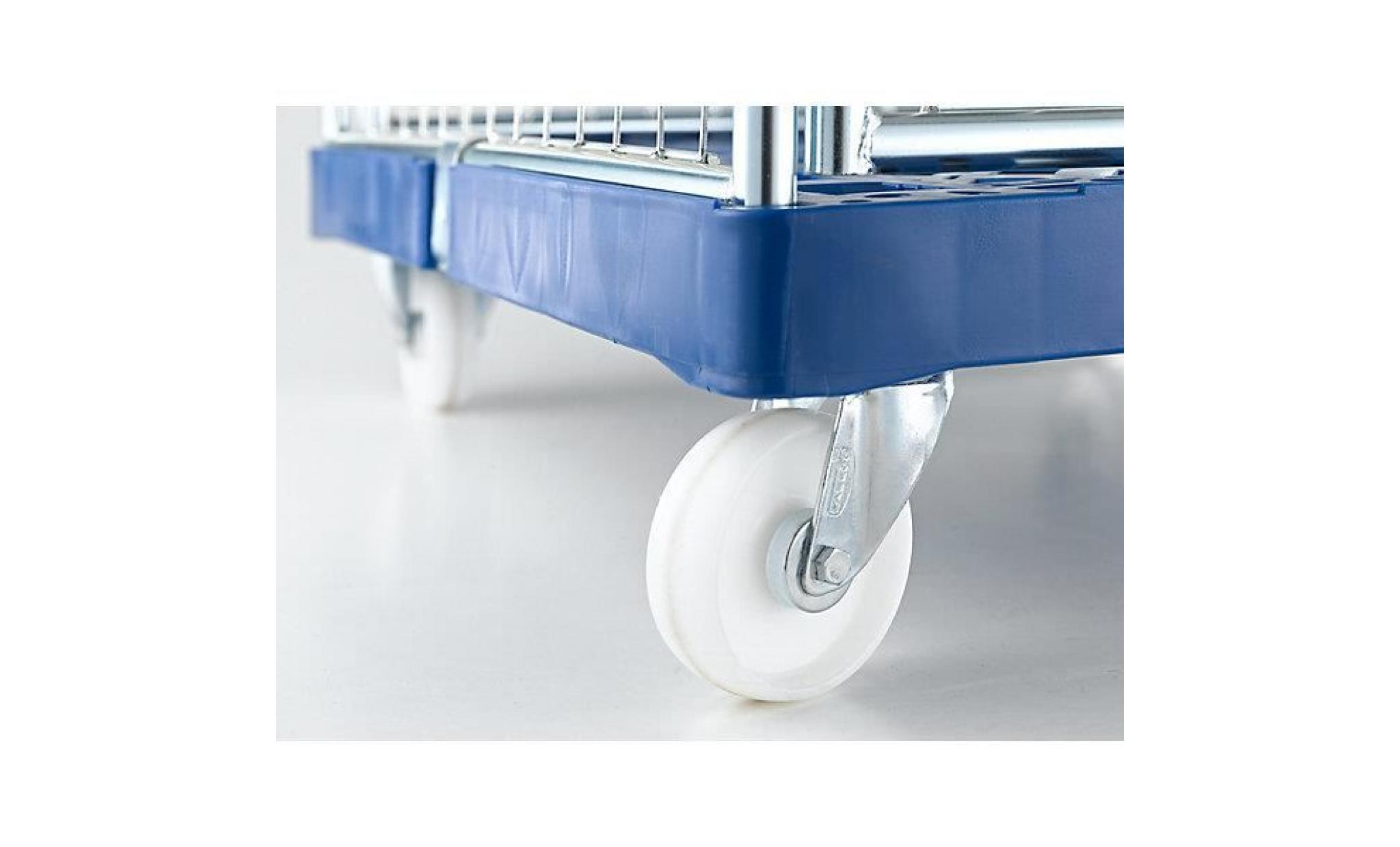 roll conteneur protect, hauteur 1500 mm bleu gentiane   pas cher