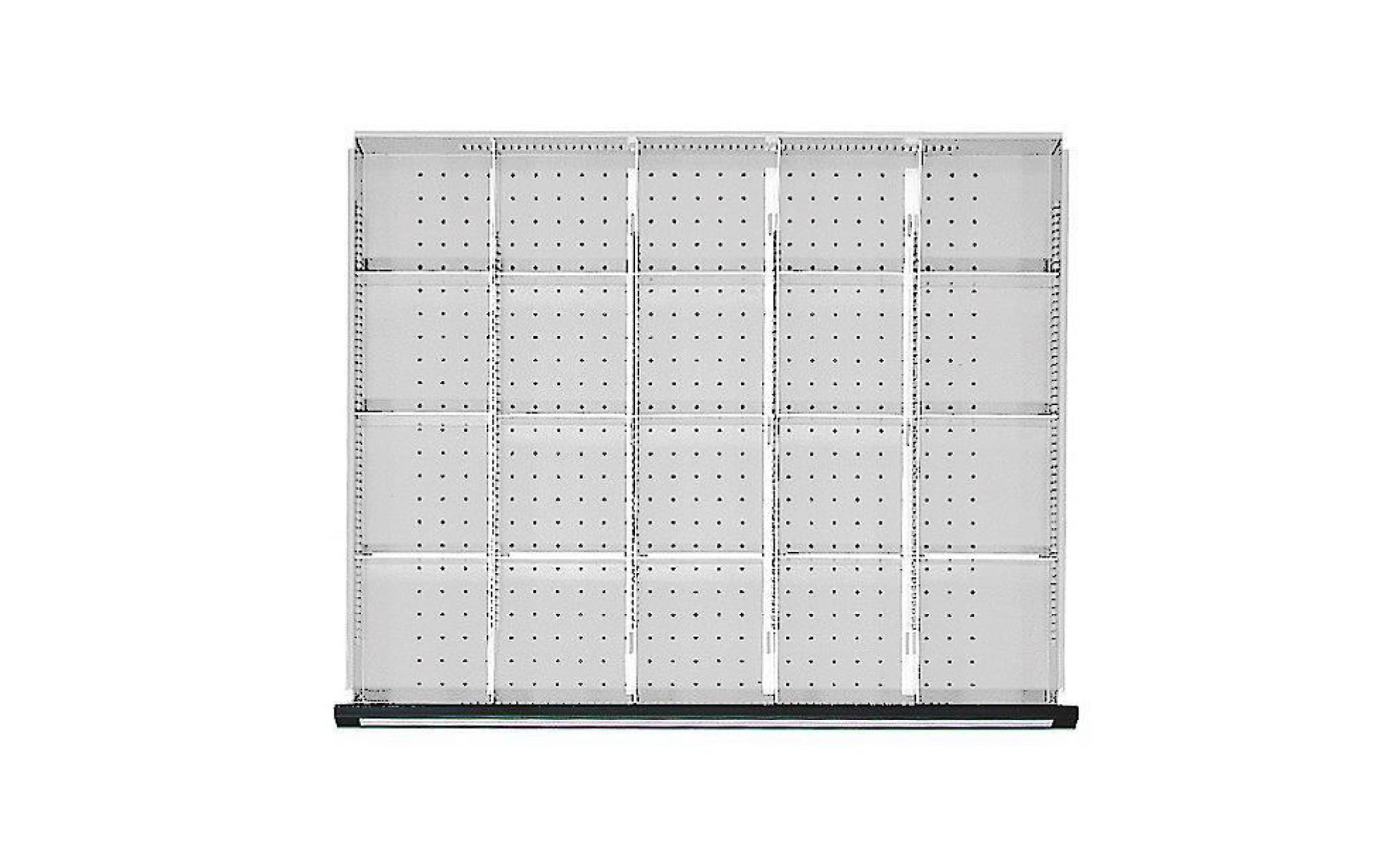 séparateurs métalliques pour armoires à tiroirs, pour largeur armoire 760 mm pour hauteur tiroirs 180 – 360 mm  