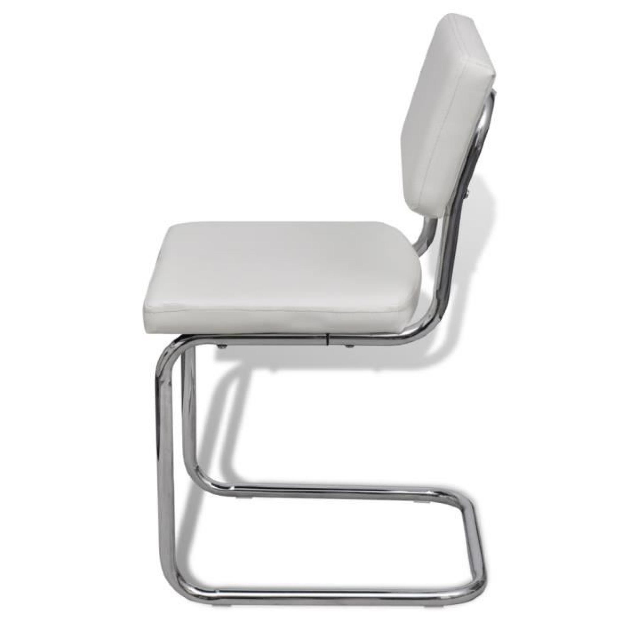 Set de 2 Chaises de salon Design et Moderne  pas cher