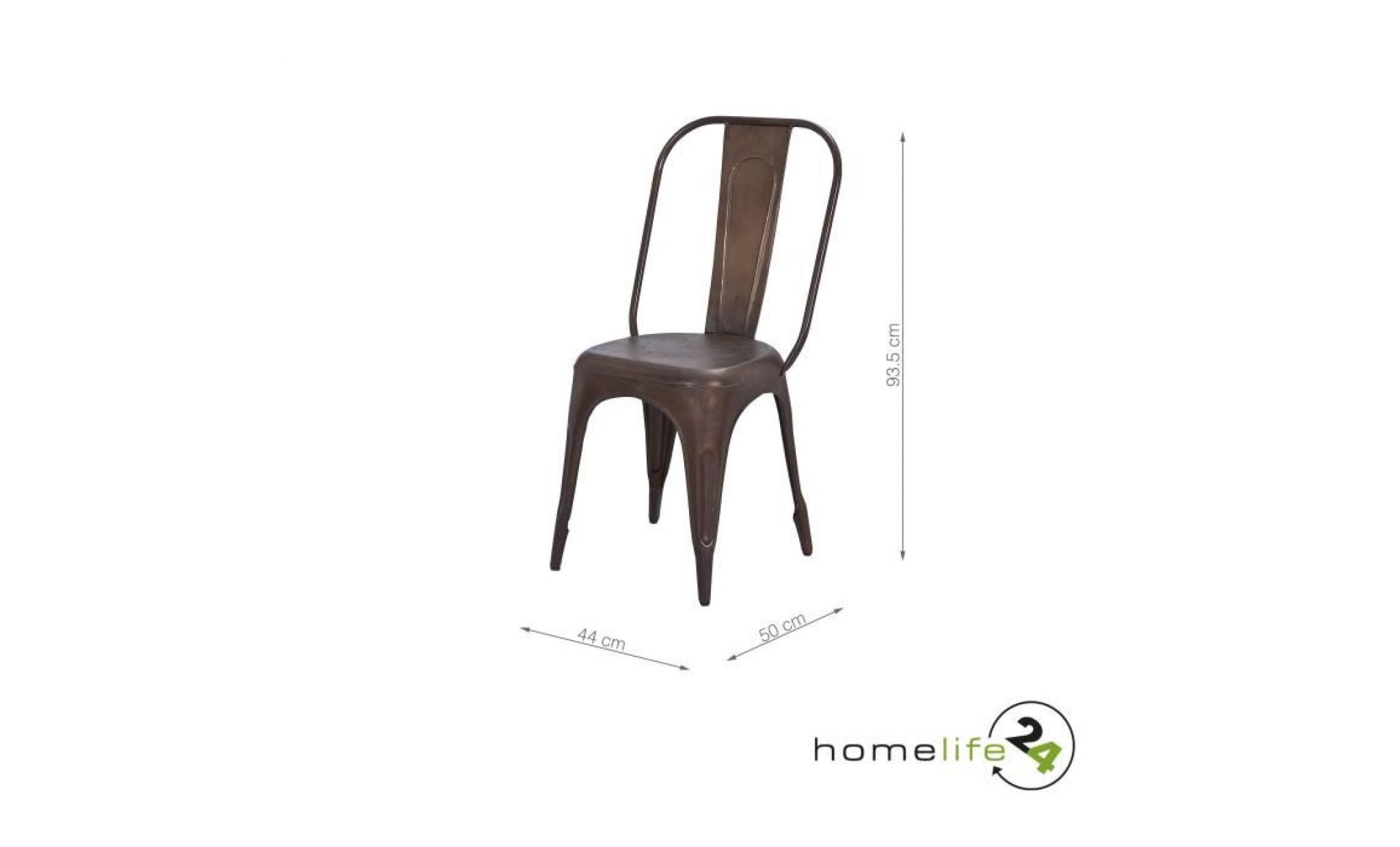 set de 4, chaise metal couleur, chaise design, chaise vintage, chaise industriel metal, chaise industrielle, chaise en fer, rouille pas cher