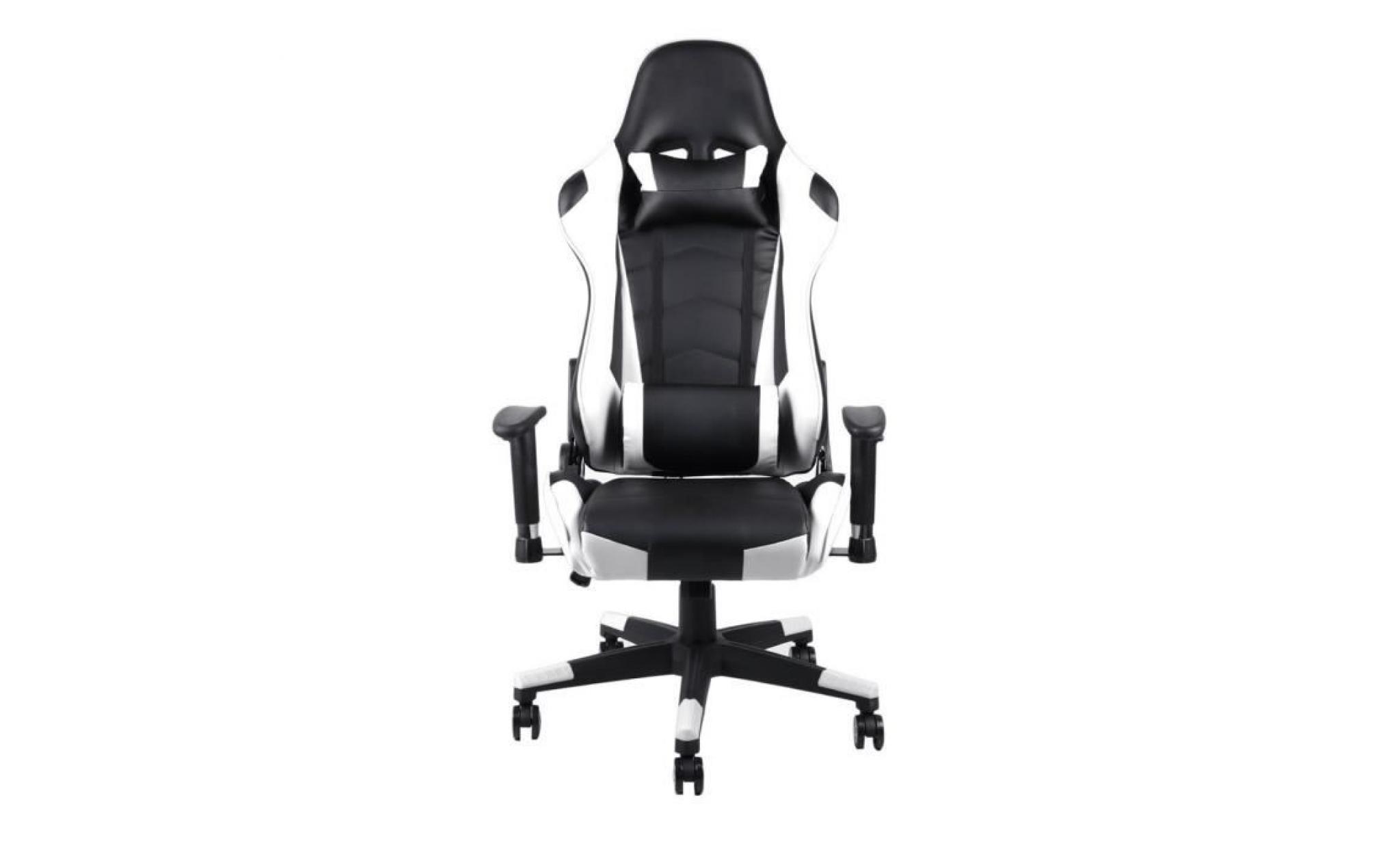 siège gaming fauteuil de bureau gaming chaise gamer chaise de bureau dossier inclinable pivot à 150° pas cher