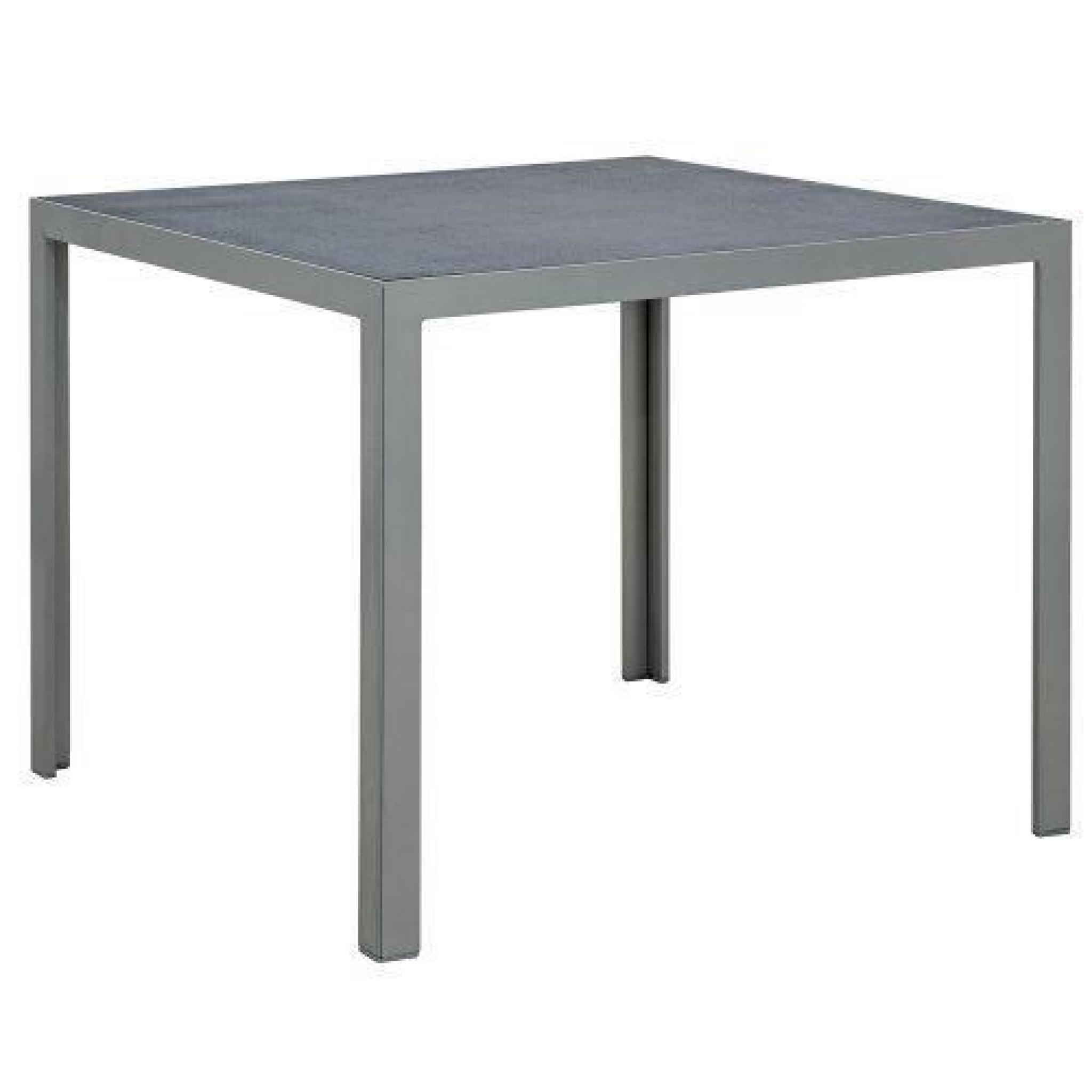 Siena Garden 912848 Darwin II Table Aluminium/Spraystone Argent/Anthracite 90 x 90 cm…