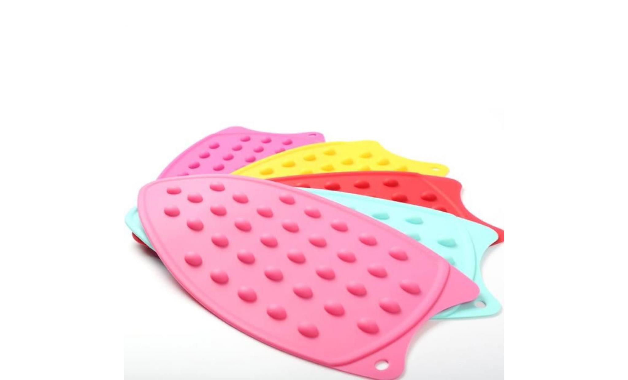 silicone chaleur protection chaude sous fer fer tapis repassage repassage pad conseil couleur aléatoire pas cher