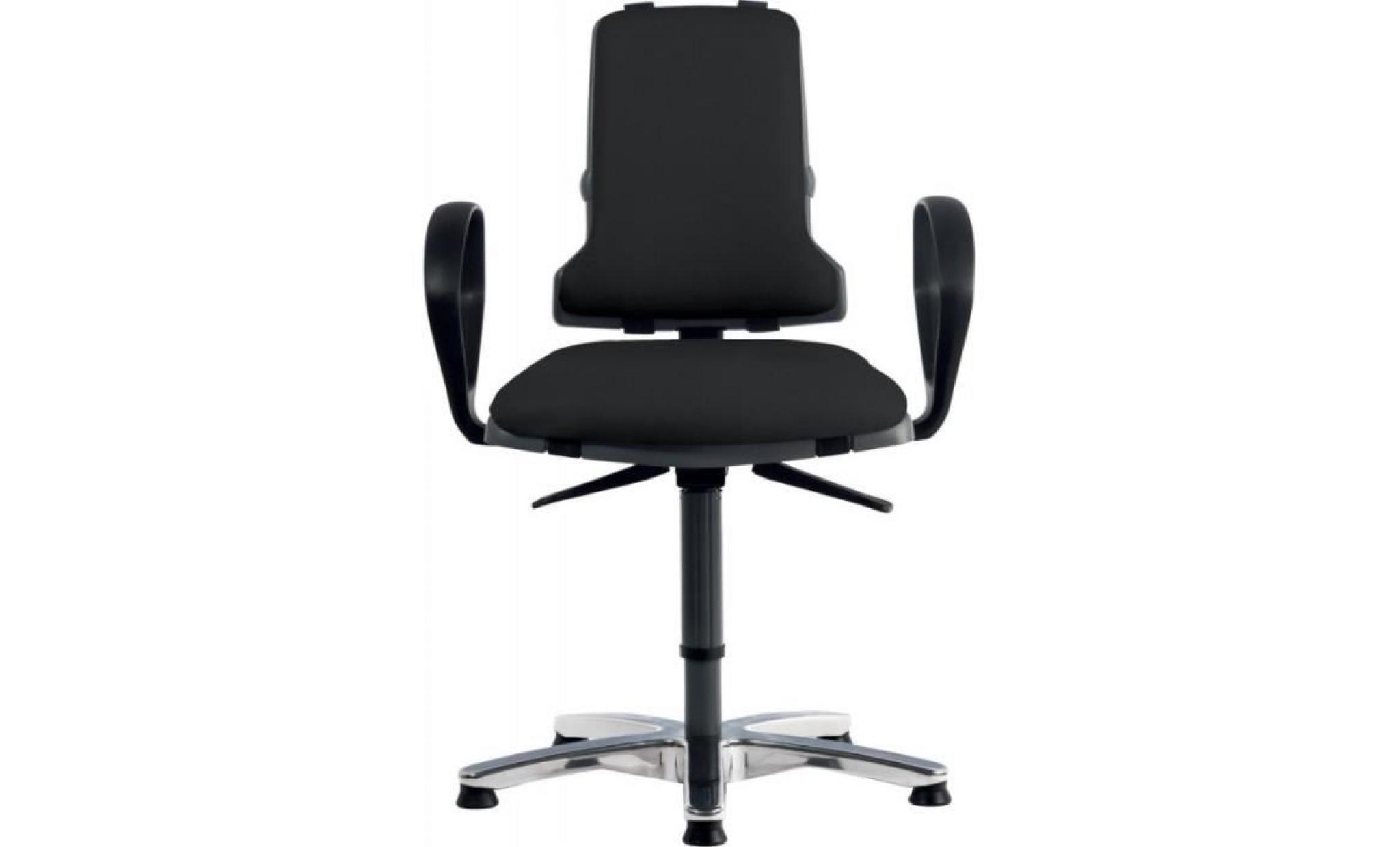 sintec 160 fauteuil de bureau pivotant 450–640 mm et hauteur avec roulettes glisse