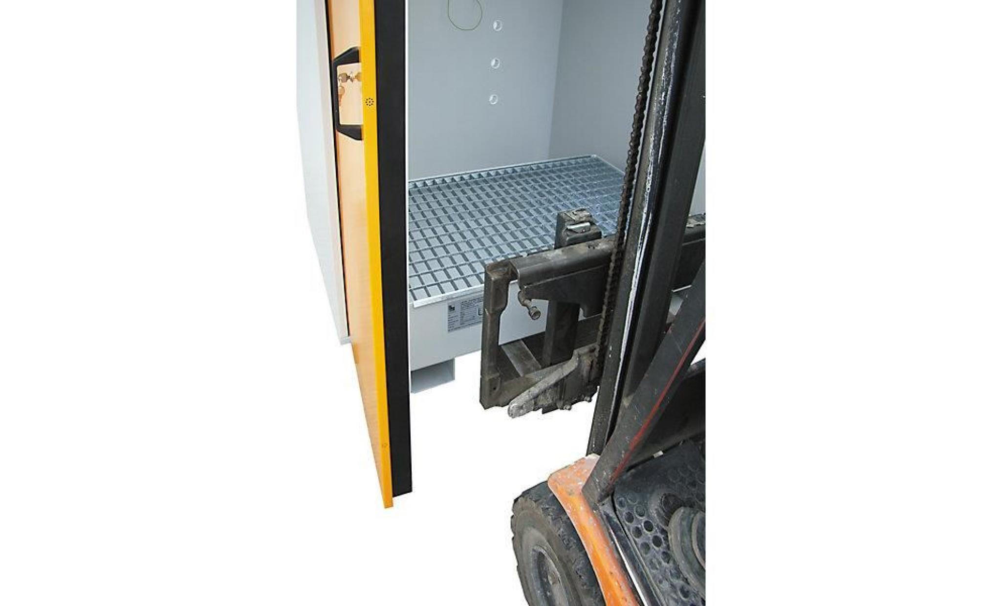socle de manutention pour armoire   pour l x p 900 x 900 mm   pour armoire pour fûts   accessoires armoire armoire de sécurité pas cher