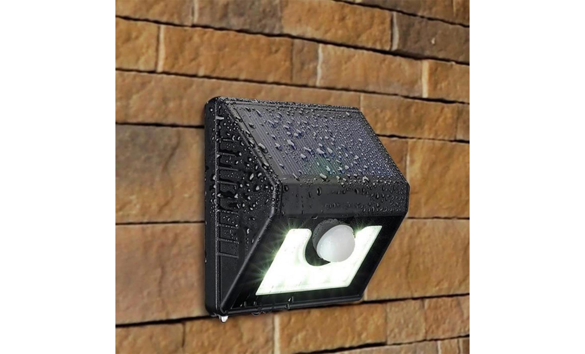 solar 8 led outdoor garden wall path yard landscape light pageare1918 pageare1918 pas cher