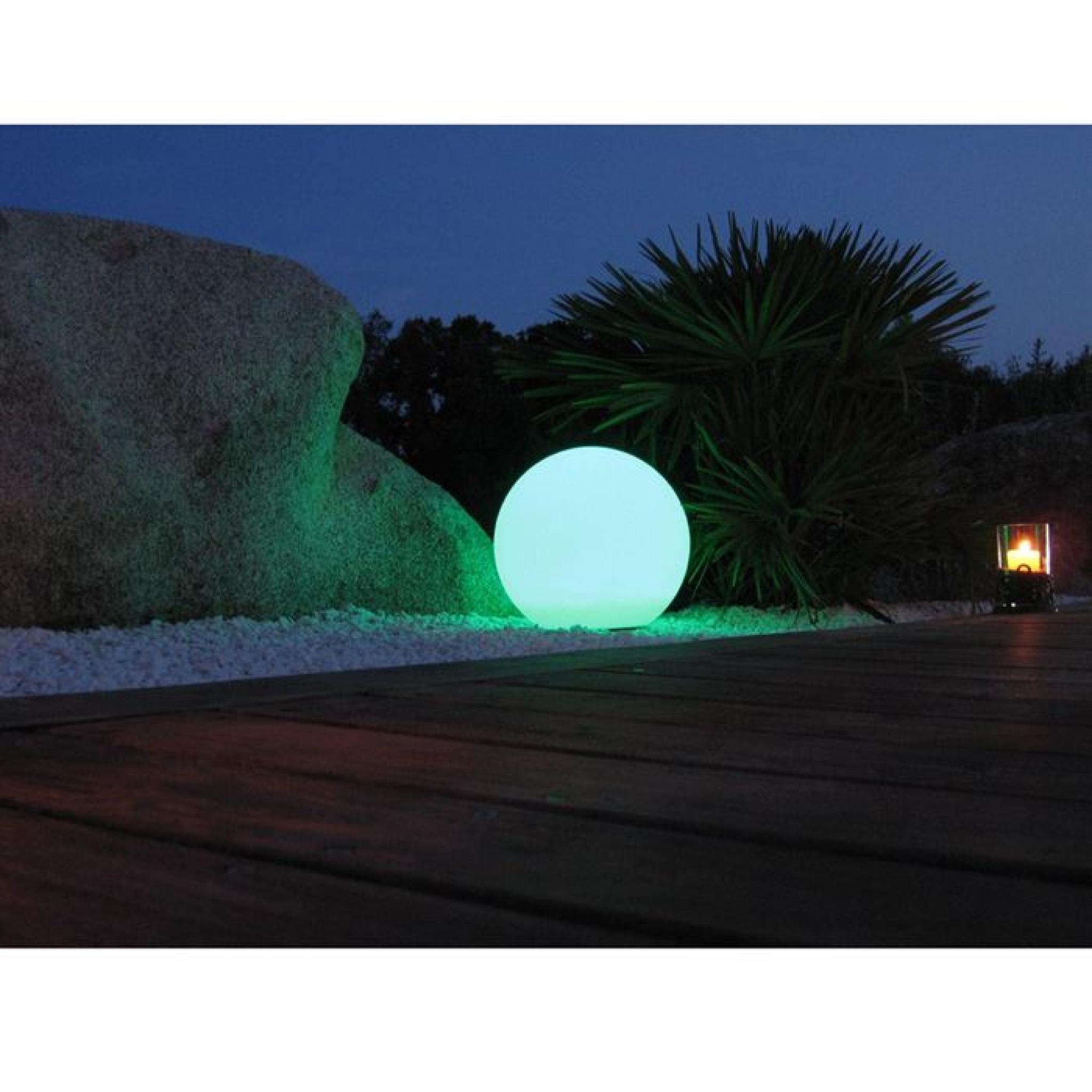 Sphère lumineuse 60 cm multi à LEDS+télécommande