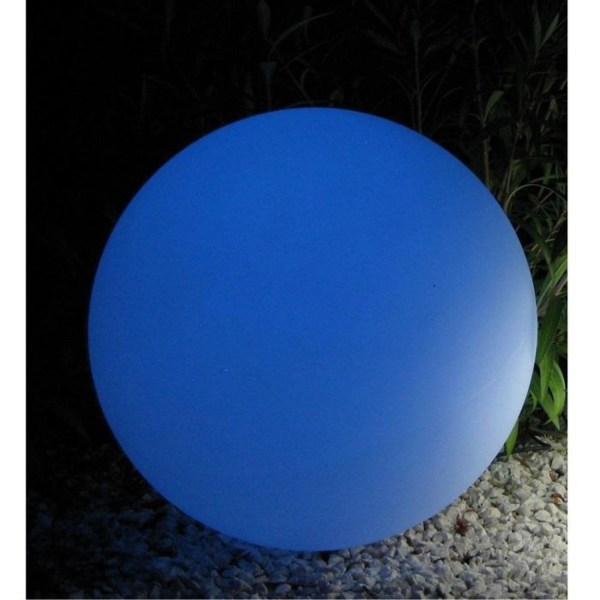 Sphère lumineuse 60 cm multi à LEDS+télécommande pas cher