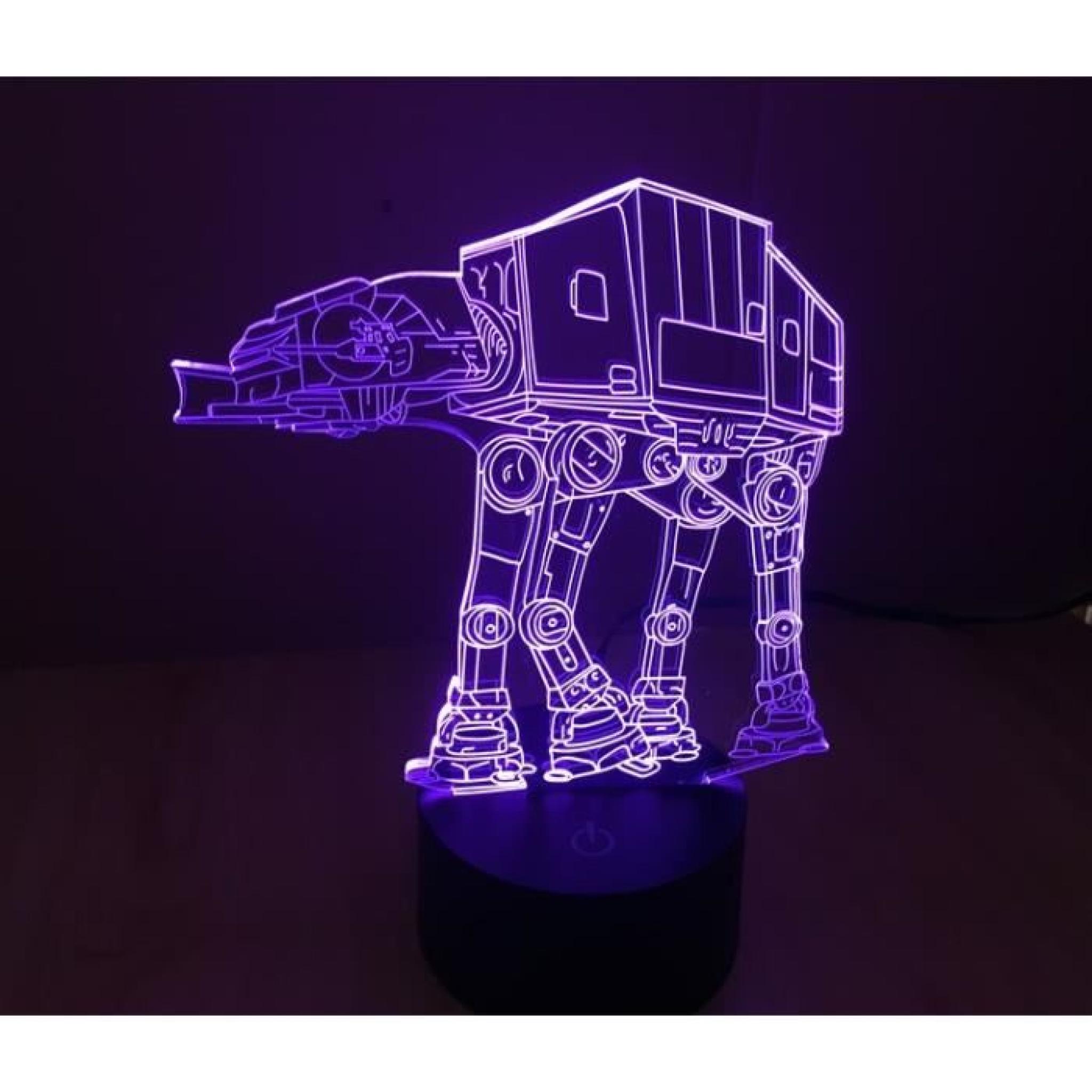 Star Wars 3D lampe troupe chien pas cher