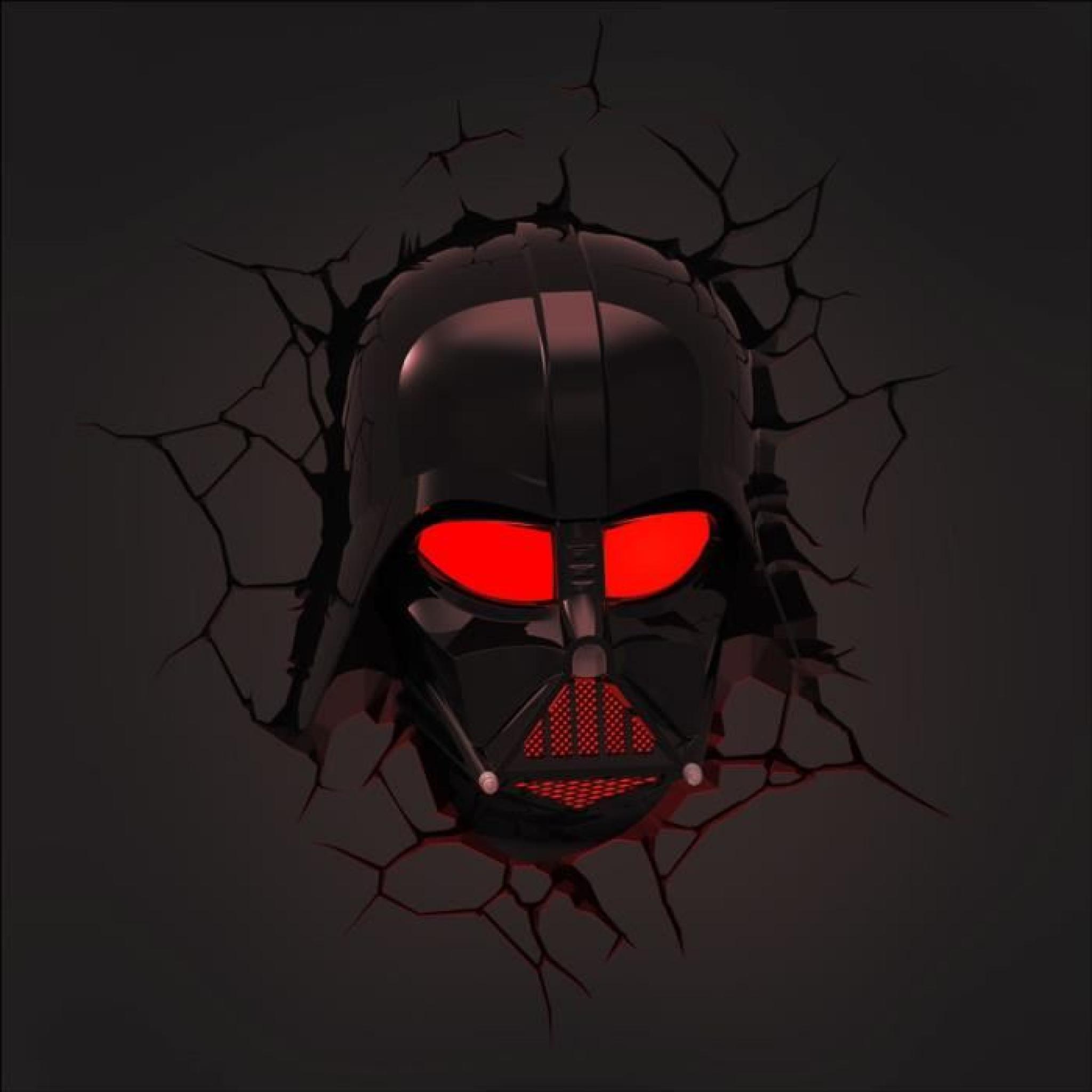 Star Wars lampe 3D LED Darth Vader pas cher
