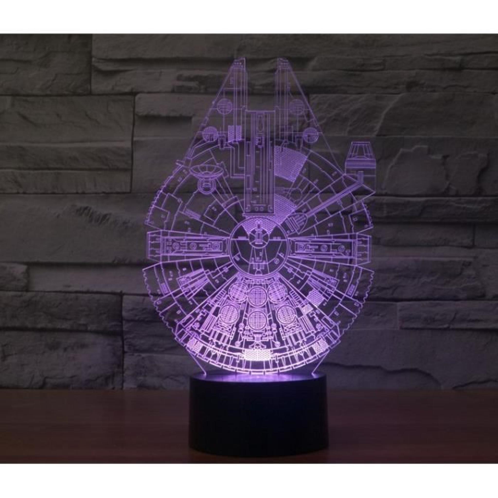 Star Wars Millennium Falcon 3D Lampe