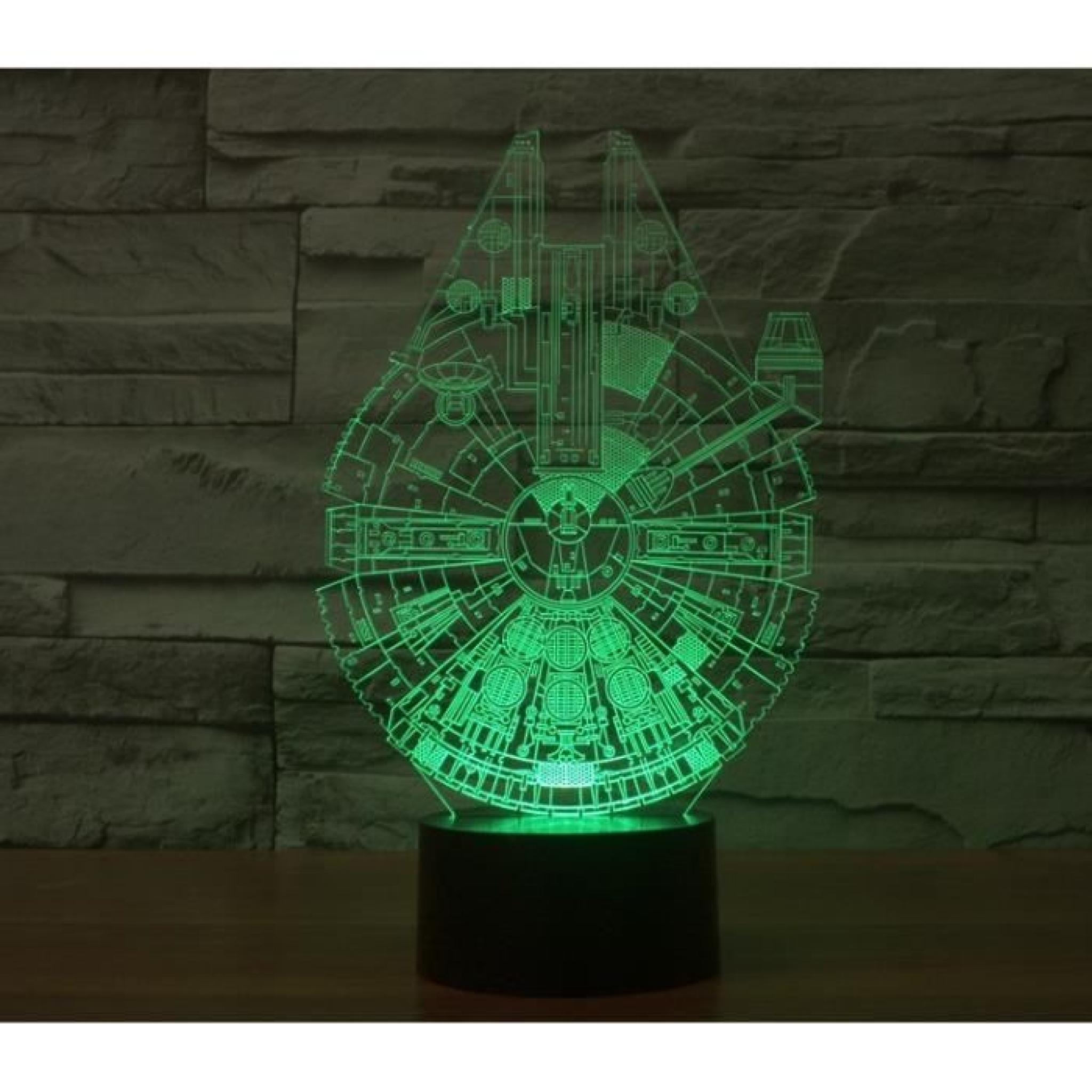 Star Wars Millennium Falcon 3D Lampe pas cher