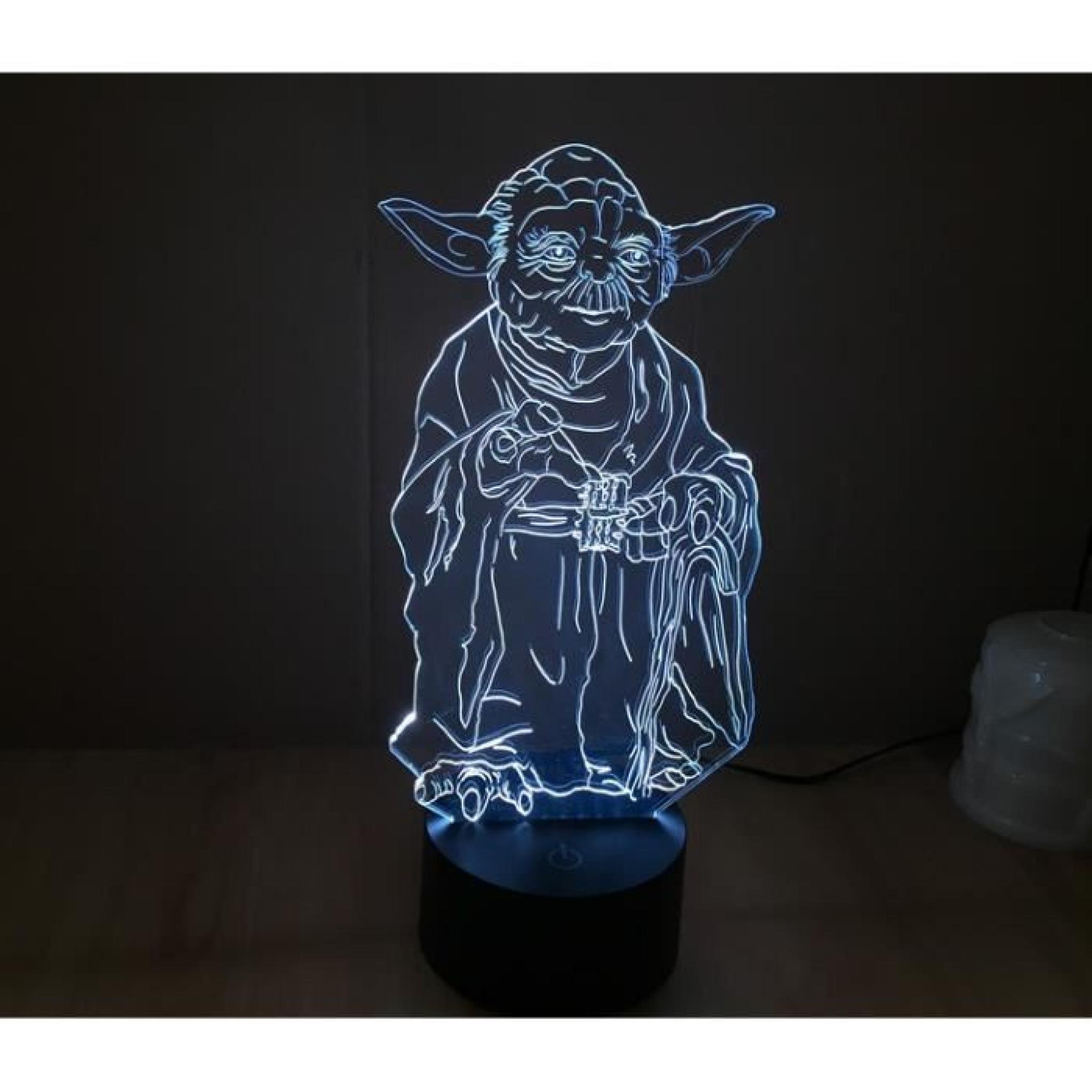 Star Wars Yoda 3D Lampe