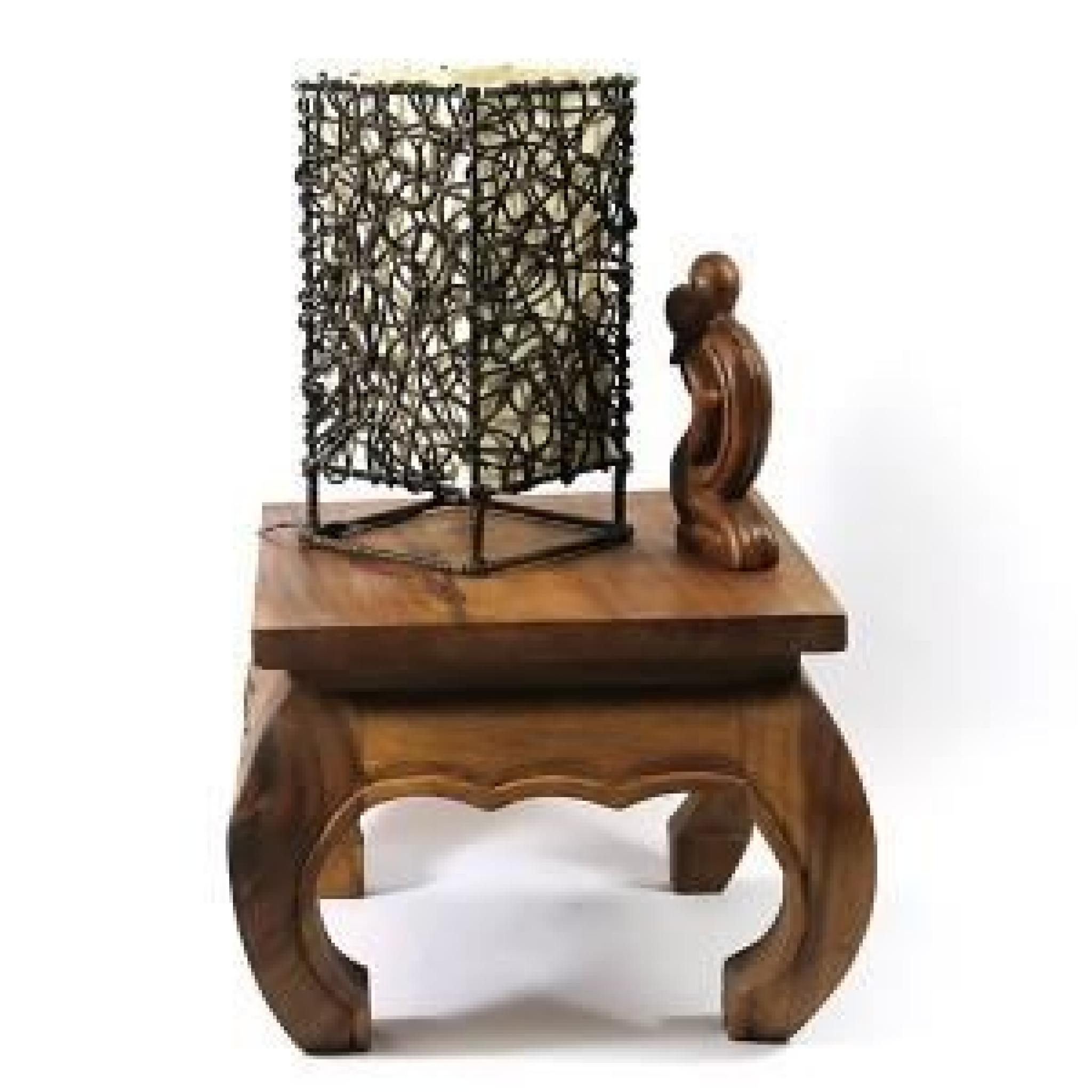 Sun d’koh - Lampe carrée en racines de jacinthe… pas cher