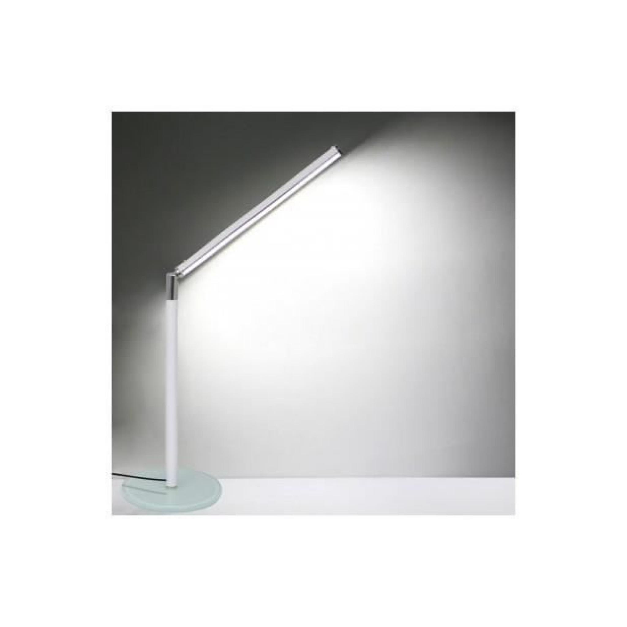 Superbe Lampe de Table LED Blanche Luminosité ajustable Blanc Froid 4W 