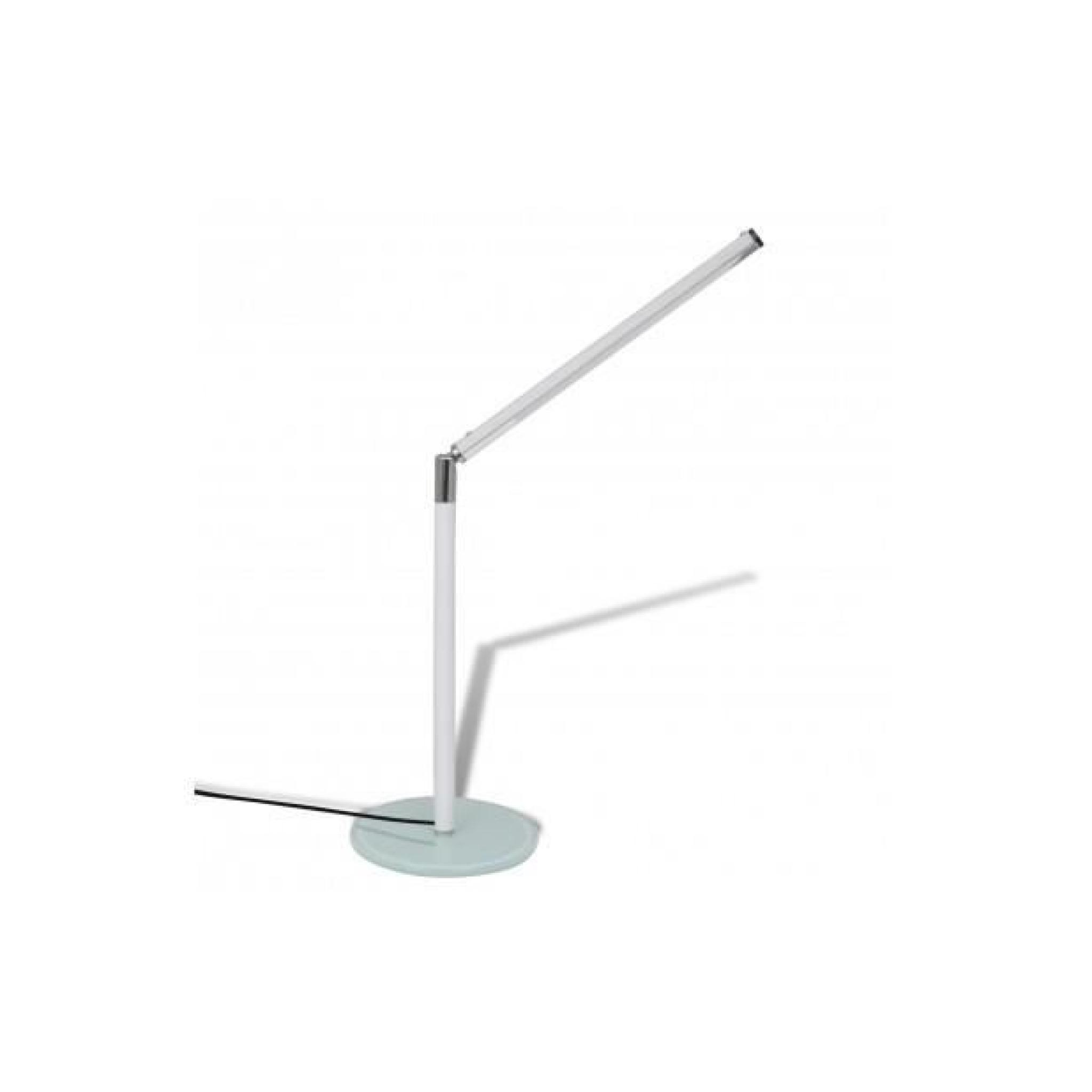 Superbe Lampe de Table LED Blanche Luminosité ajustable Blanc Froid 4W  pas cher