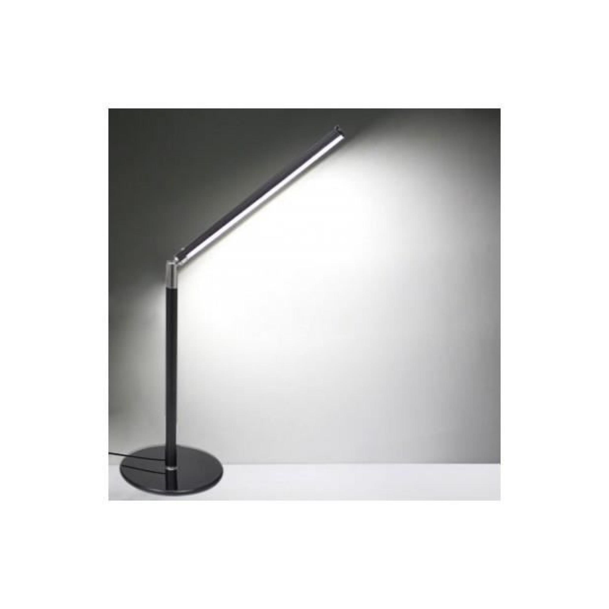Superbe Lampe de Table Noire LED Luminosité ajustable Blanc Froid 4W 