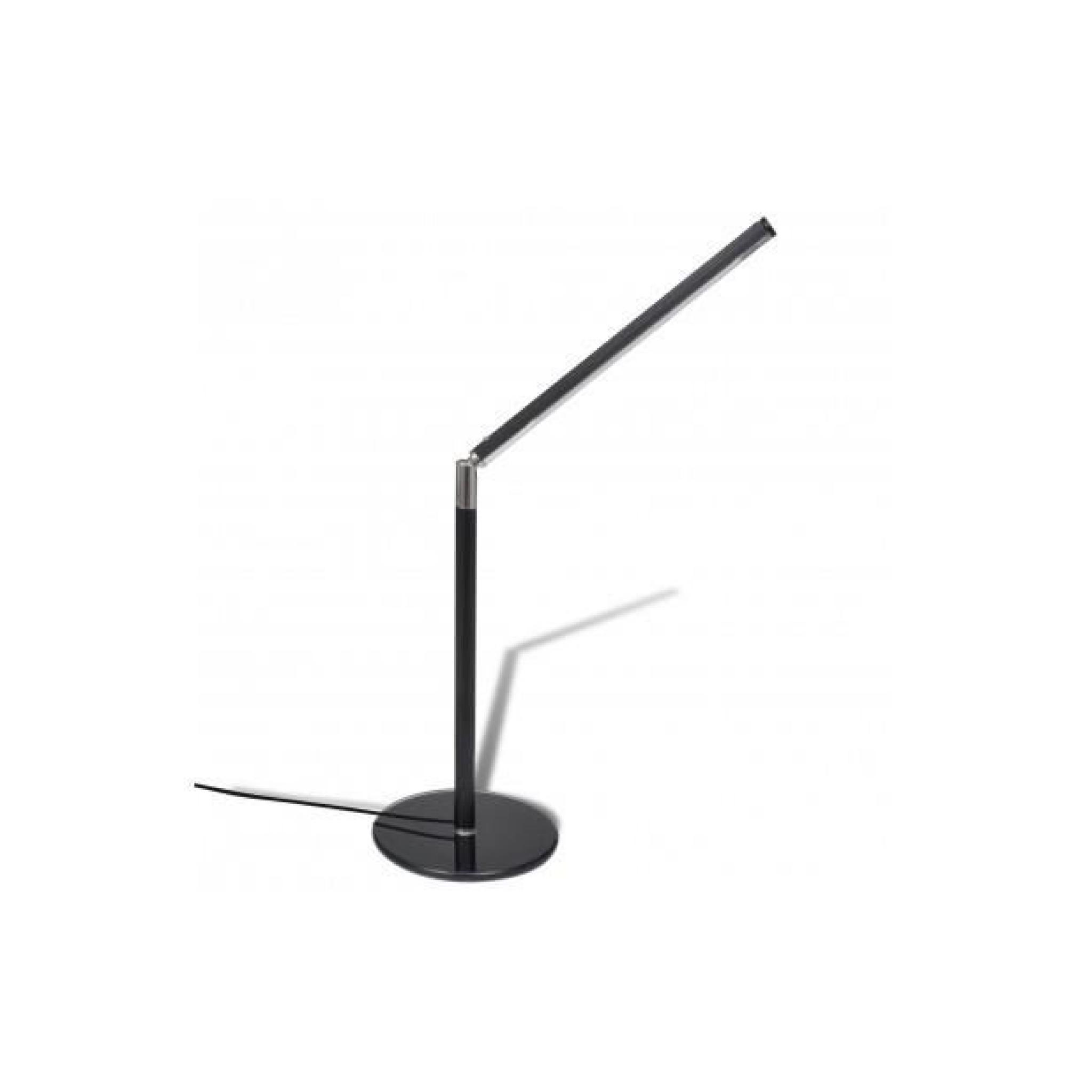 Superbe Lampe de Table Noire LED Luminosité ajustable Blanc Froid 4W  pas cher