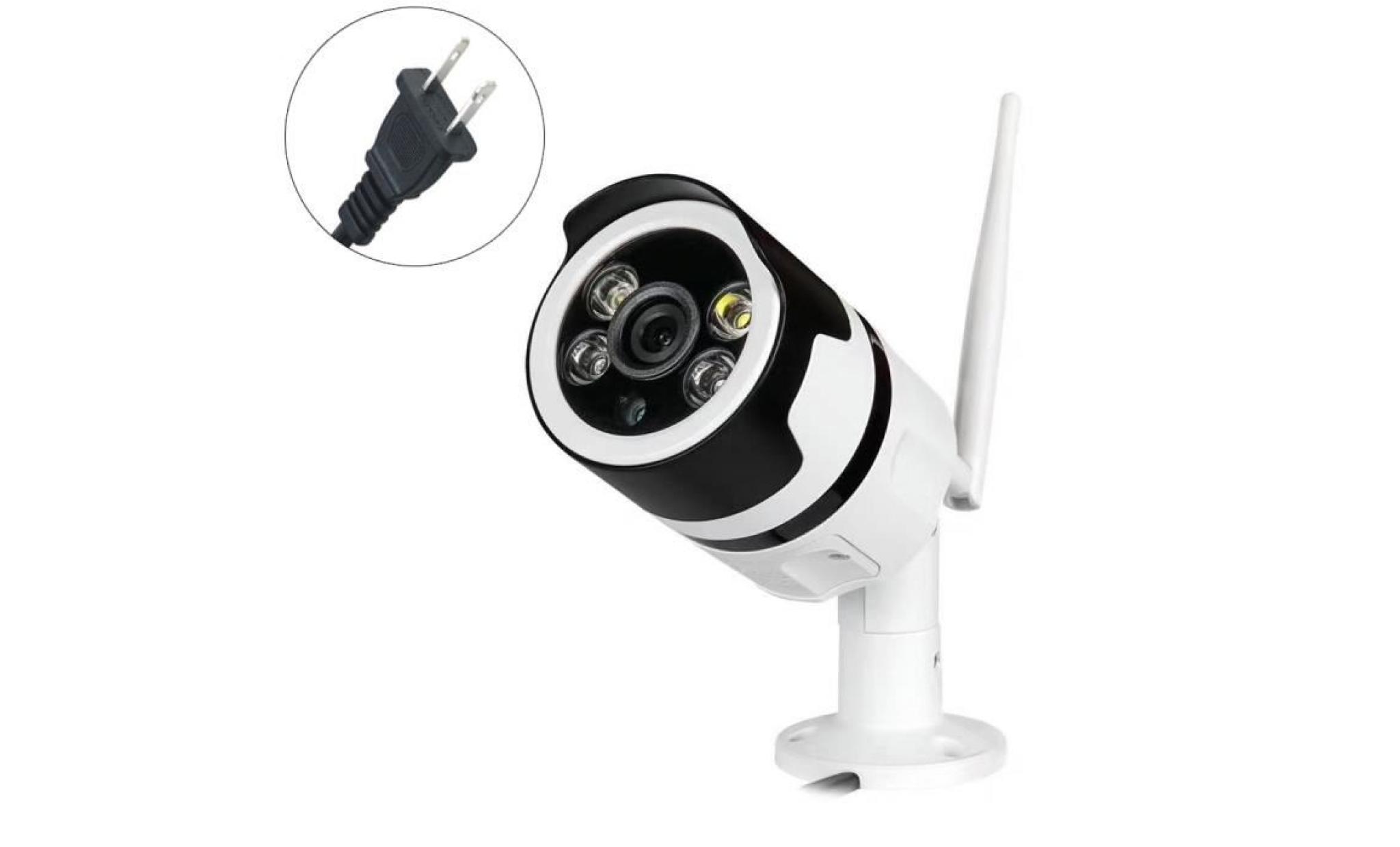 surveillance extérieure de caméra extérieure sans fil wifi wifi avec surveillance 1080p blanche *