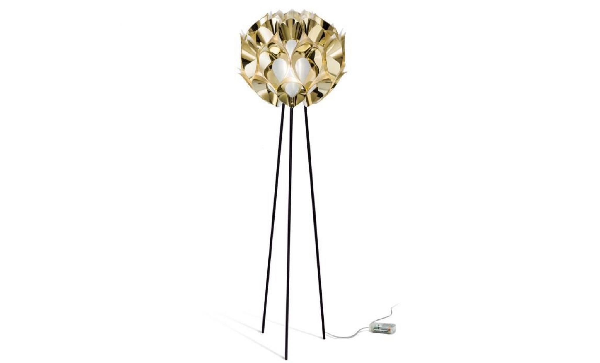lampadaire design flora de slamp   or