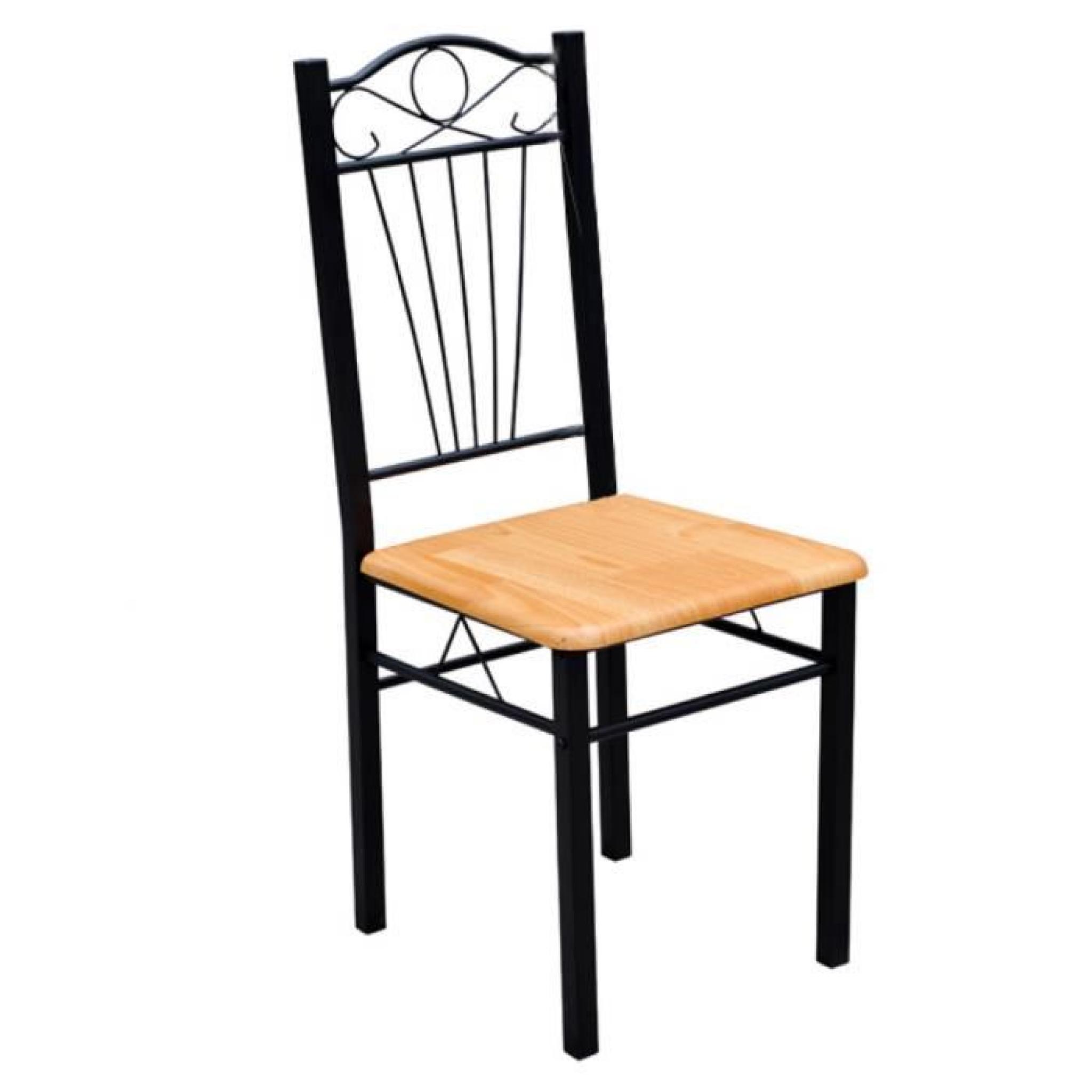 Table + 4 chaises en contreplaqué pas cher