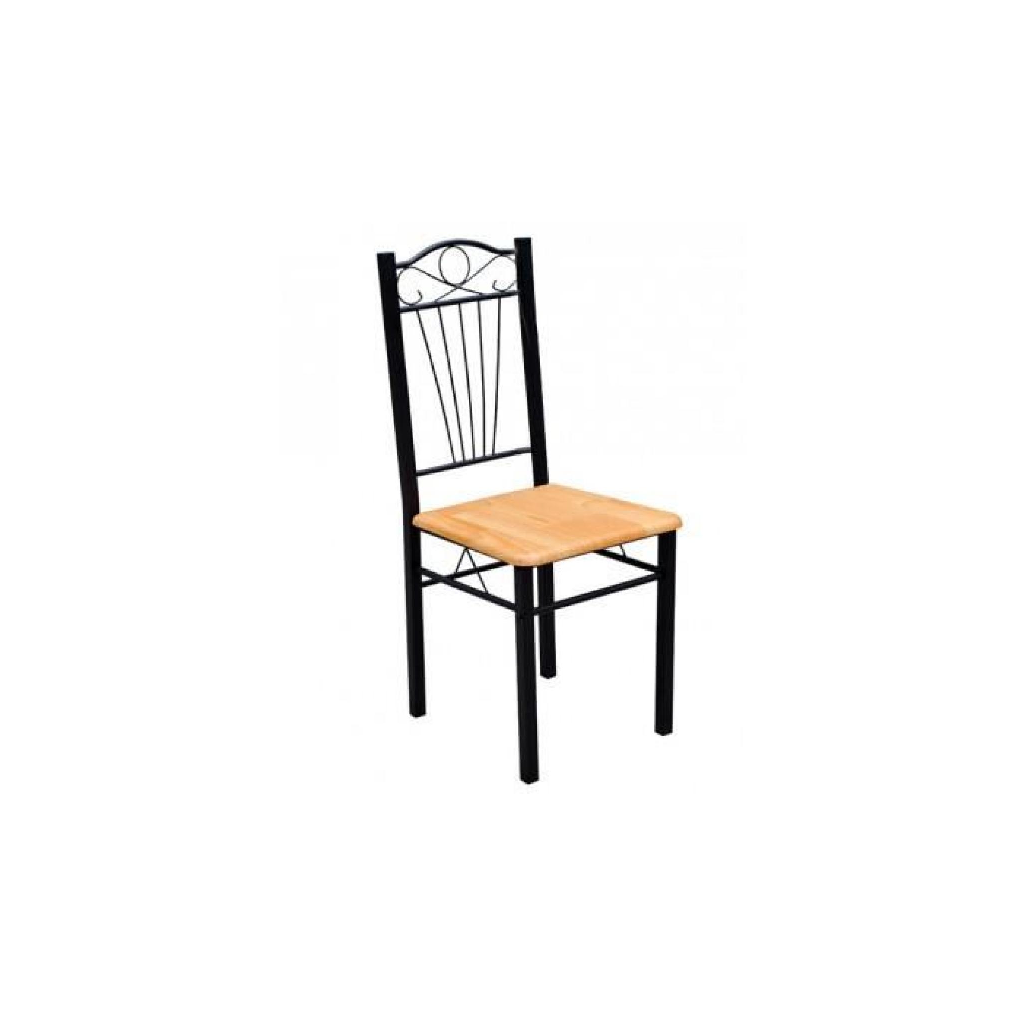 Table + 6 chaises en MDF pas cher