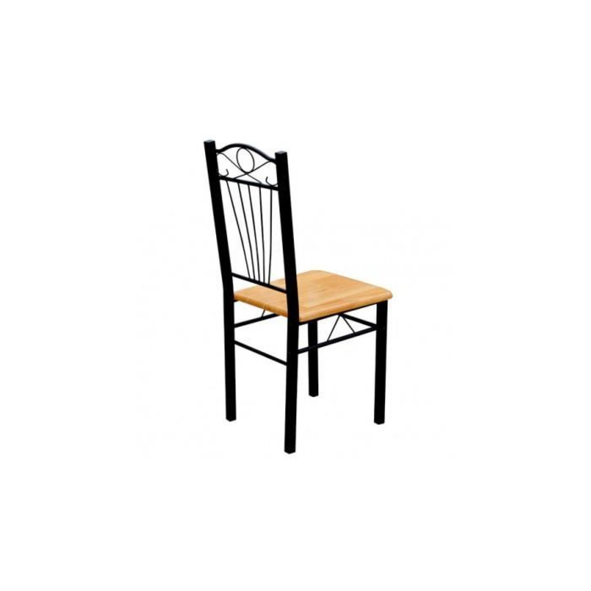 Table + 6 chaises en MDF pas cher