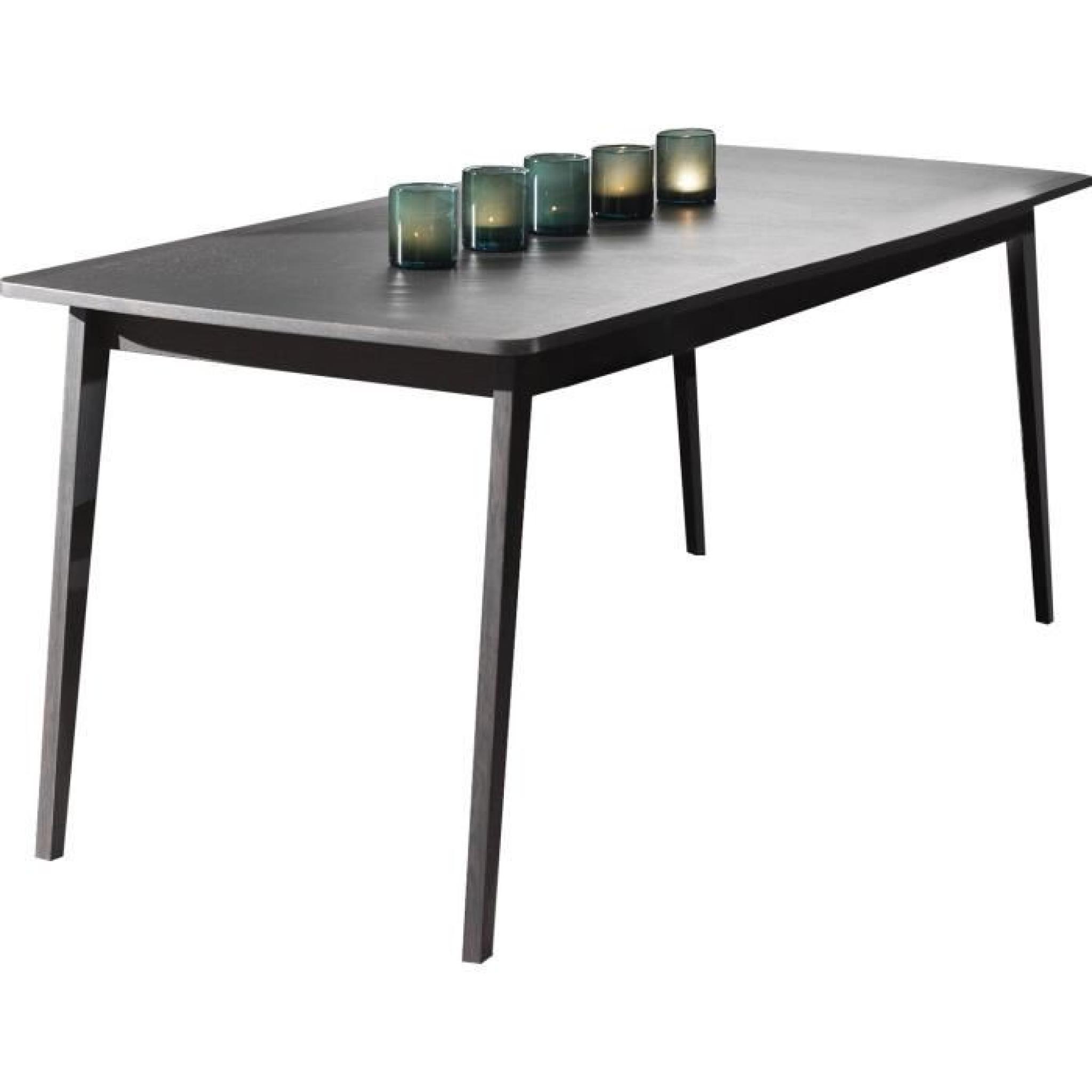 Table à manger 180 cm coloris chêne gris