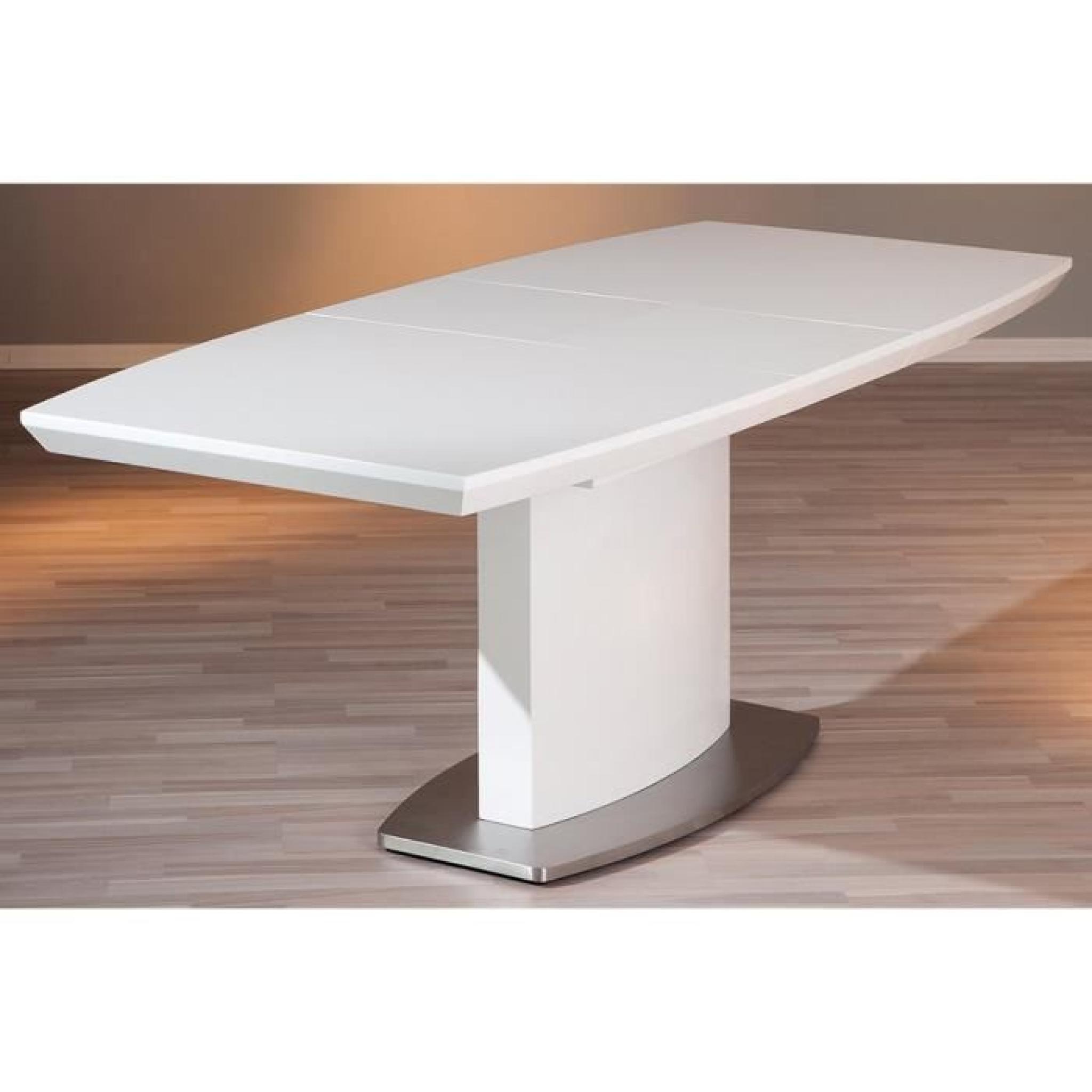 Table à manger blanche, 90 x 160 x 76 cm