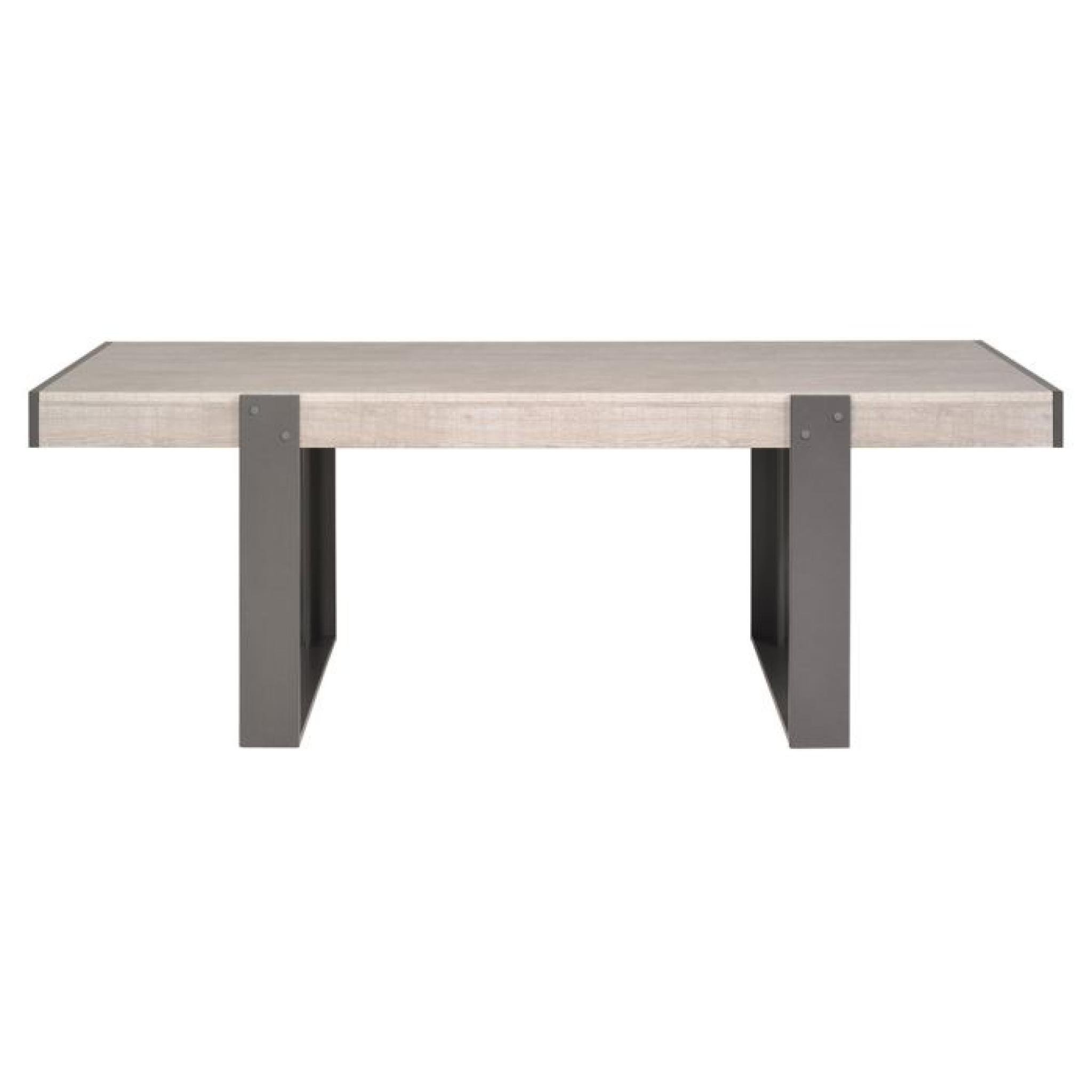 Table à manger chêne gris 224 cm HARVEY