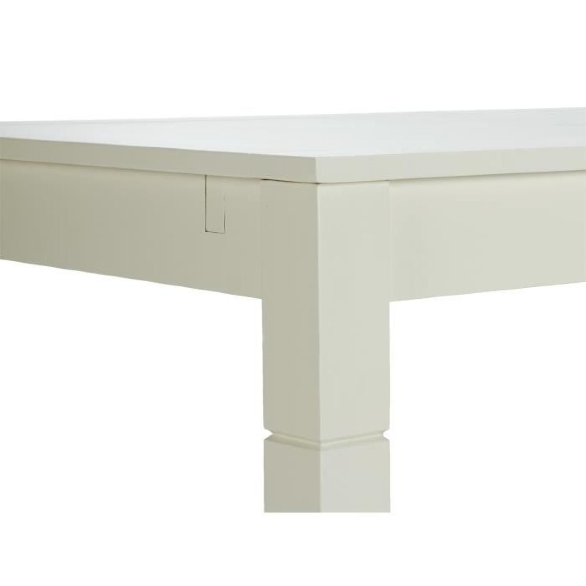 Table ANTONIO 160x85 avec tiroir en pin blanc massivum pas cher