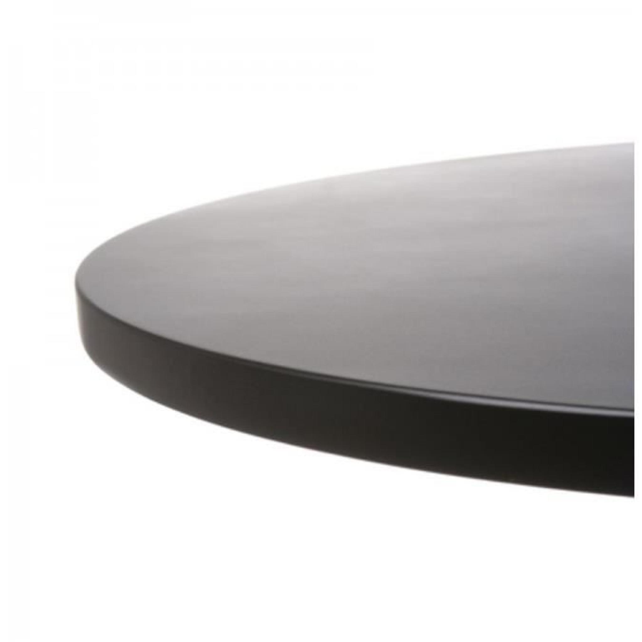 Table bar design LILA en bois de couleur noire pas cher