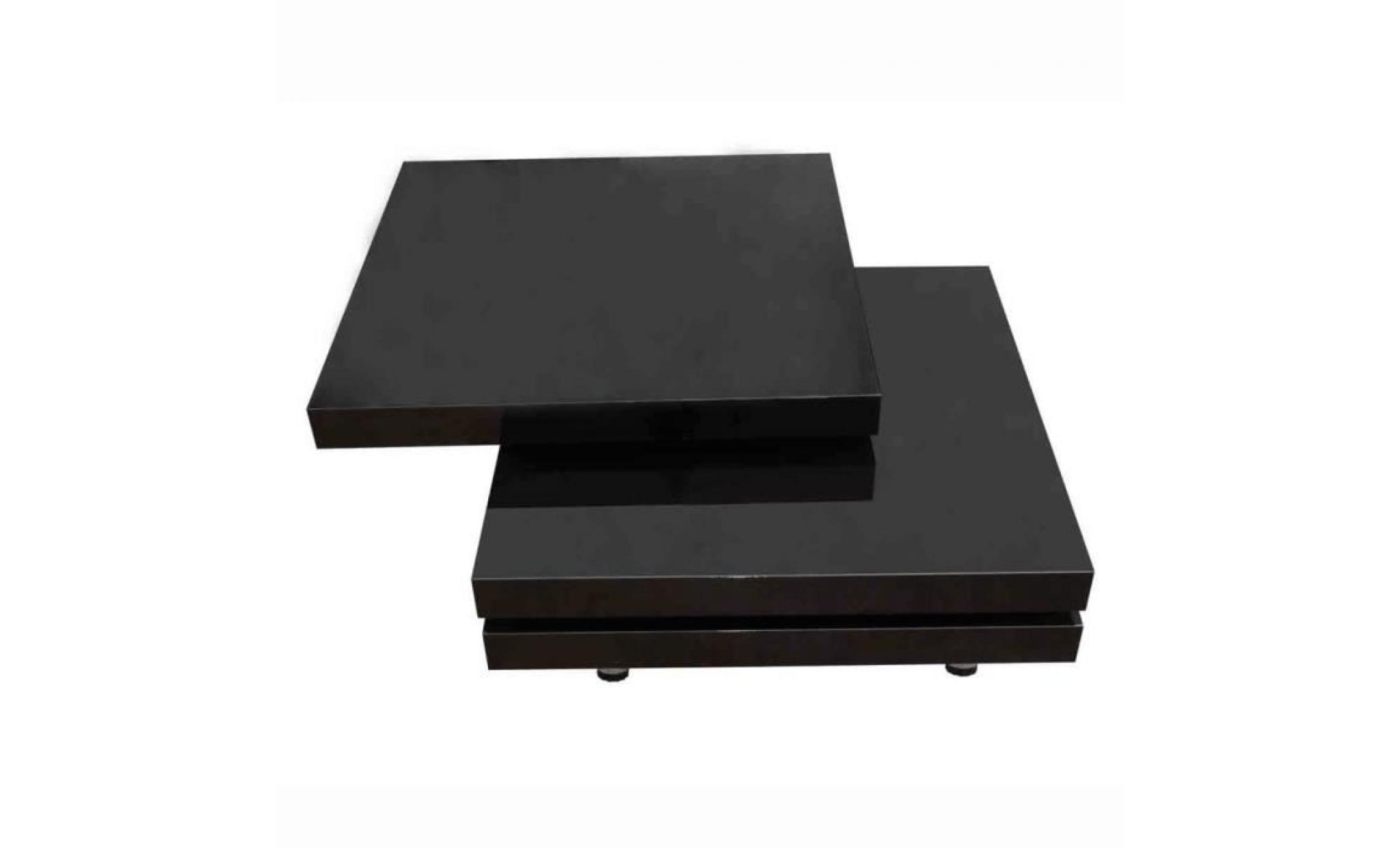 table basse 3 étagères noir brillant design unique extensibles table basse de salon salle pas cher
