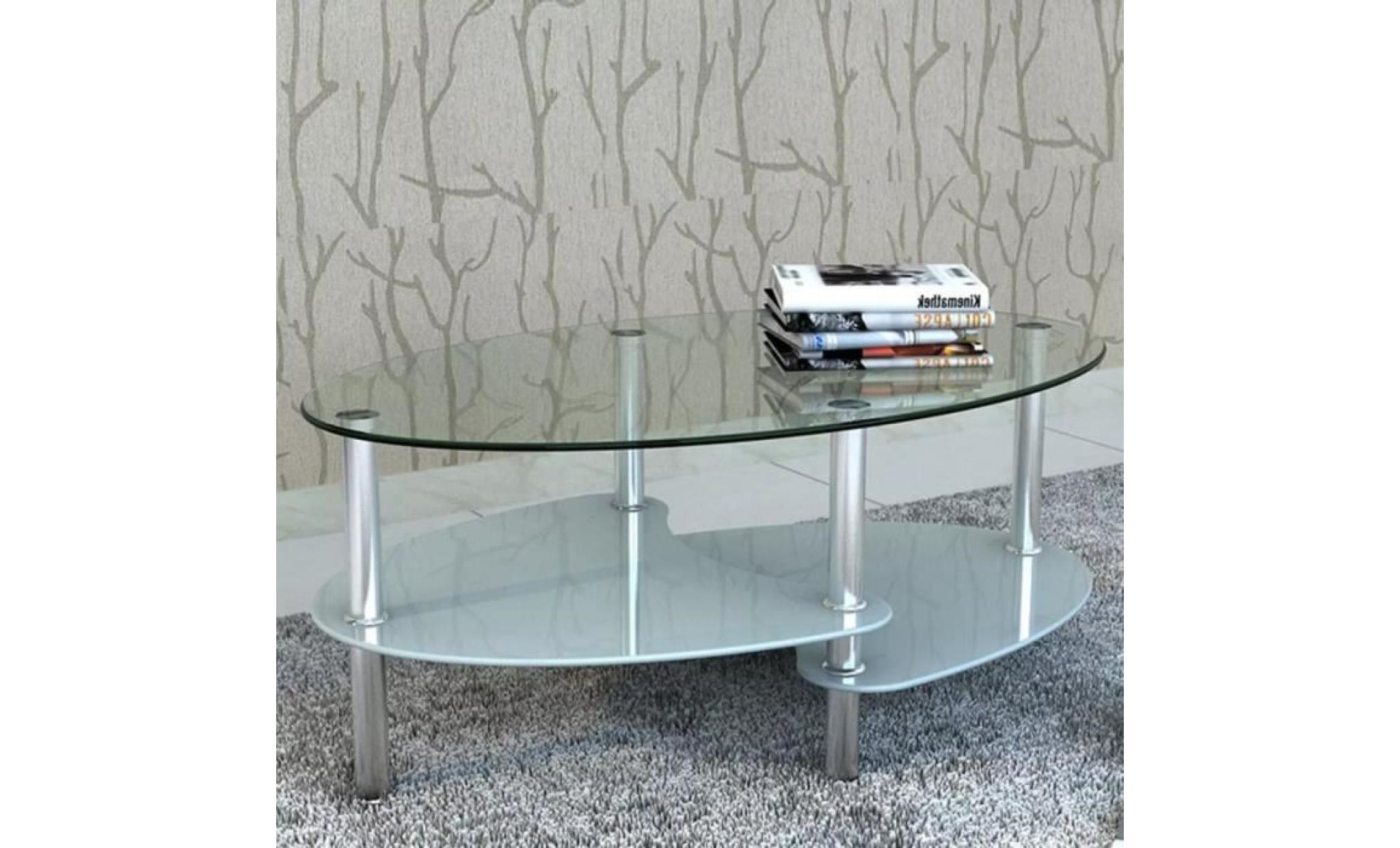table basse avec design exclusif blanc