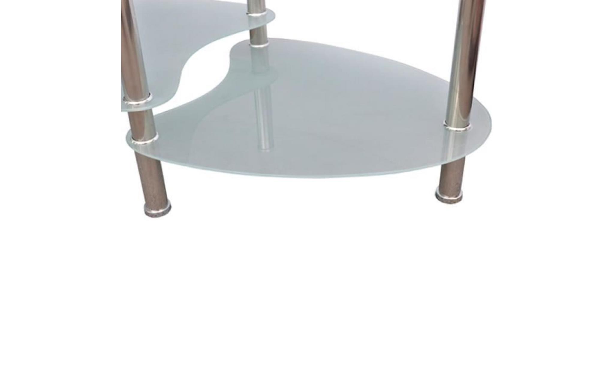 table basse avec design exclusif blanc pas cher