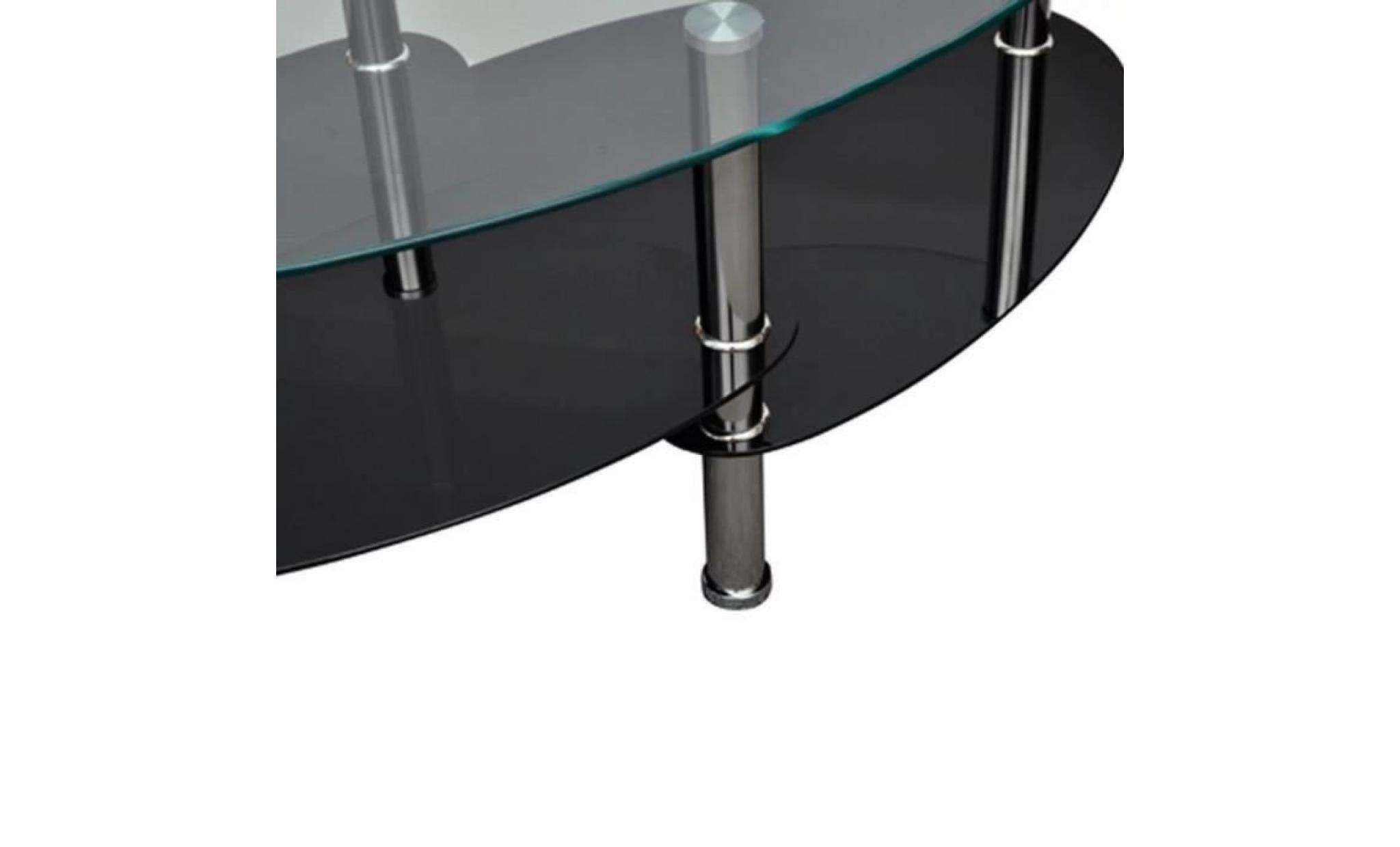 table basse avec design exclusif noir pas cher